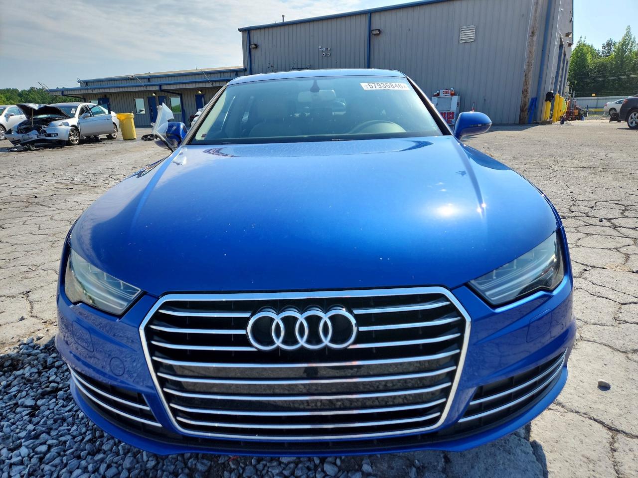 2016 Audi A7 Premium Plus Синий vin: WAUWGAFC3GN163569