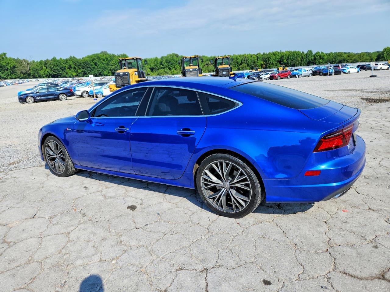 2016 Audi A7 Premium Plus Синий vin: WAUWGAFC3GN163569