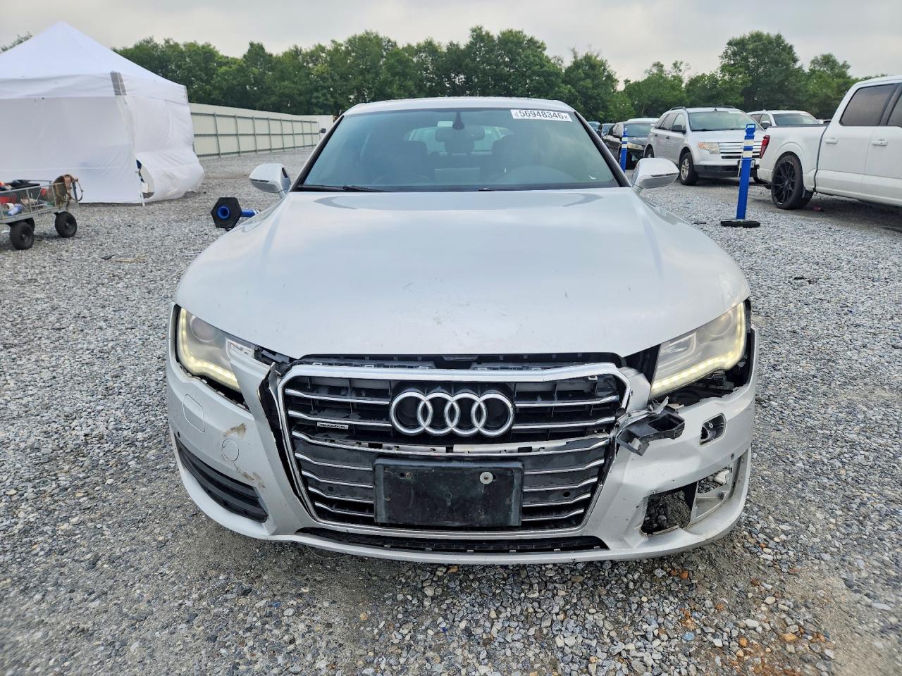 2014 Audi A7 Premium Plus Silver vin: WAUWGAFC4EN046550