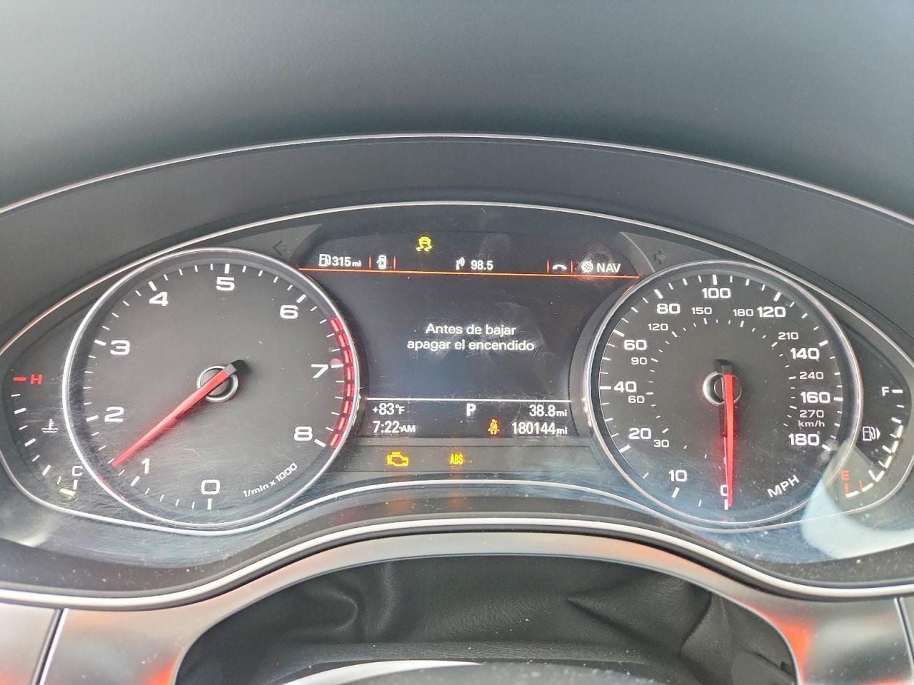 2014 Audi A7 Premium Plus Silver vin: WAUWGAFC4EN046550
