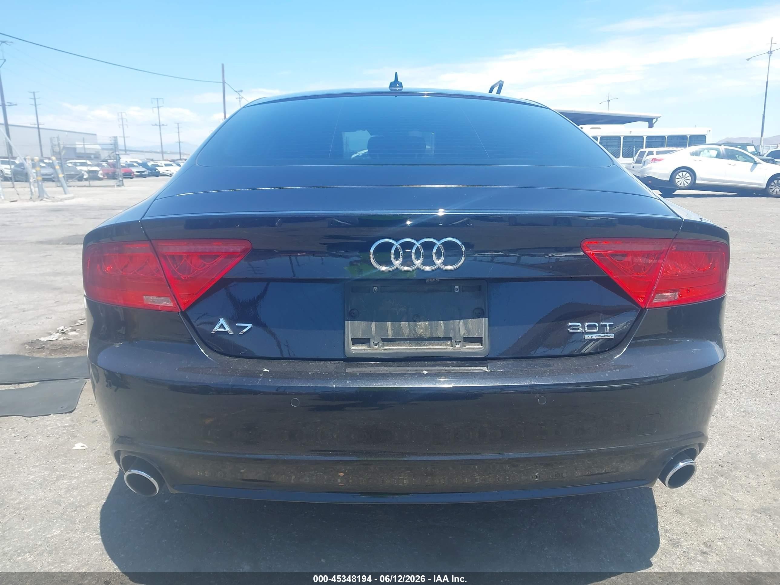 2014 Audi A7 3.0t Premium Plus Black vin: WAUWGAFC4EN127340