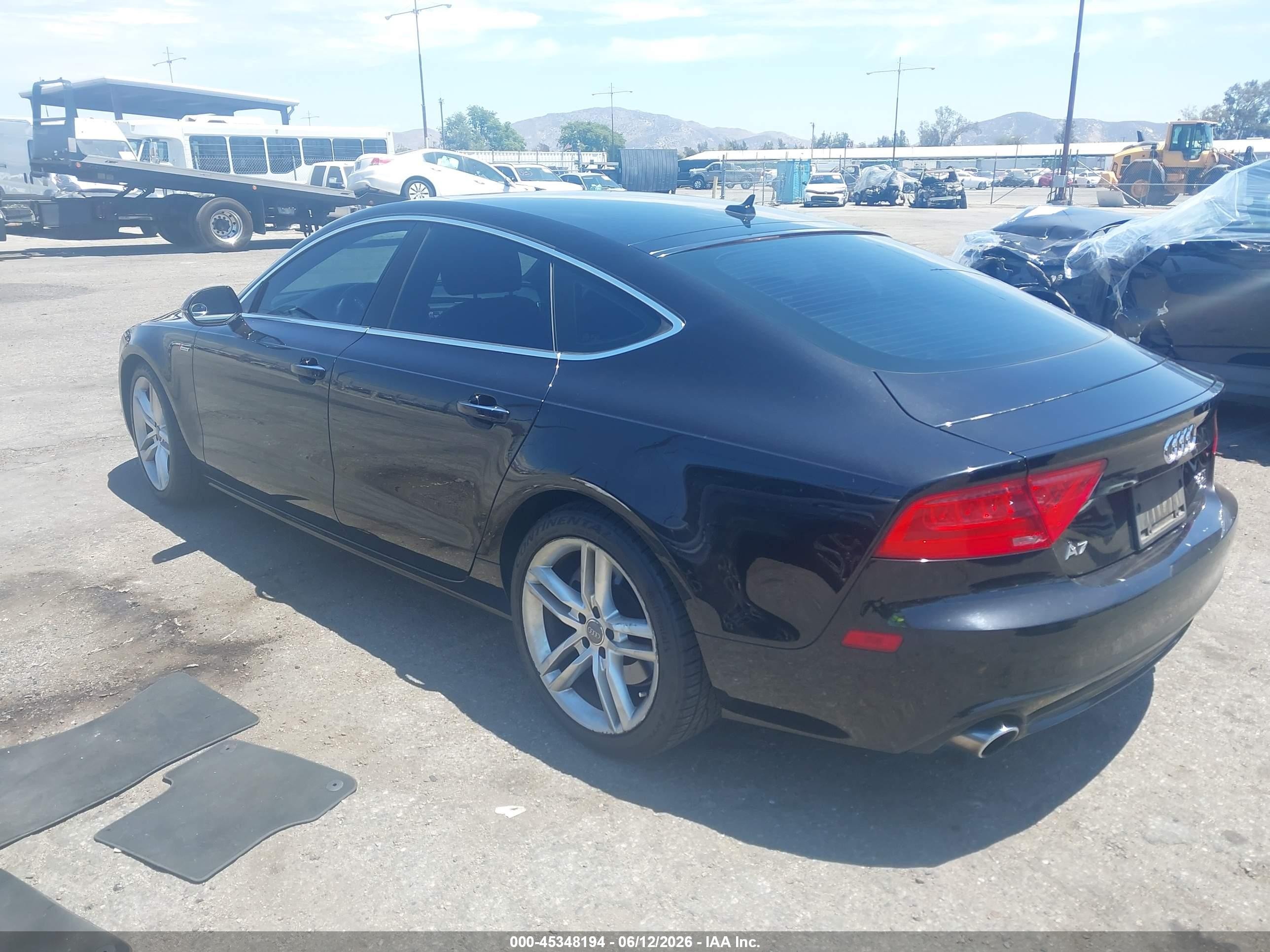 2014 Audi A7 3.0t Premium Plus Black vin: WAUWGAFC4EN127340