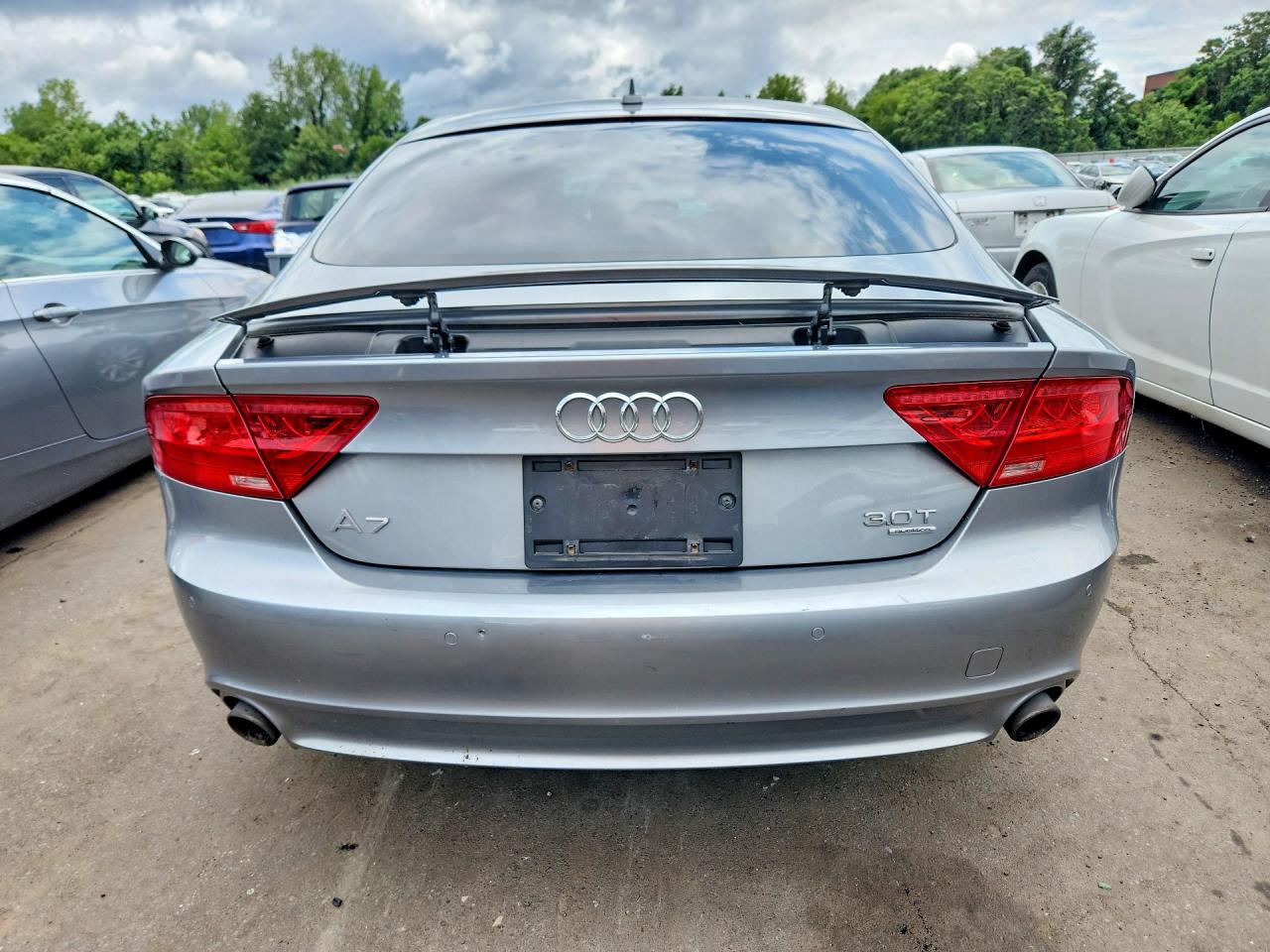 2014 Audi A7 Premium Plus Silver vin: WAUWGAFC5EN064670
