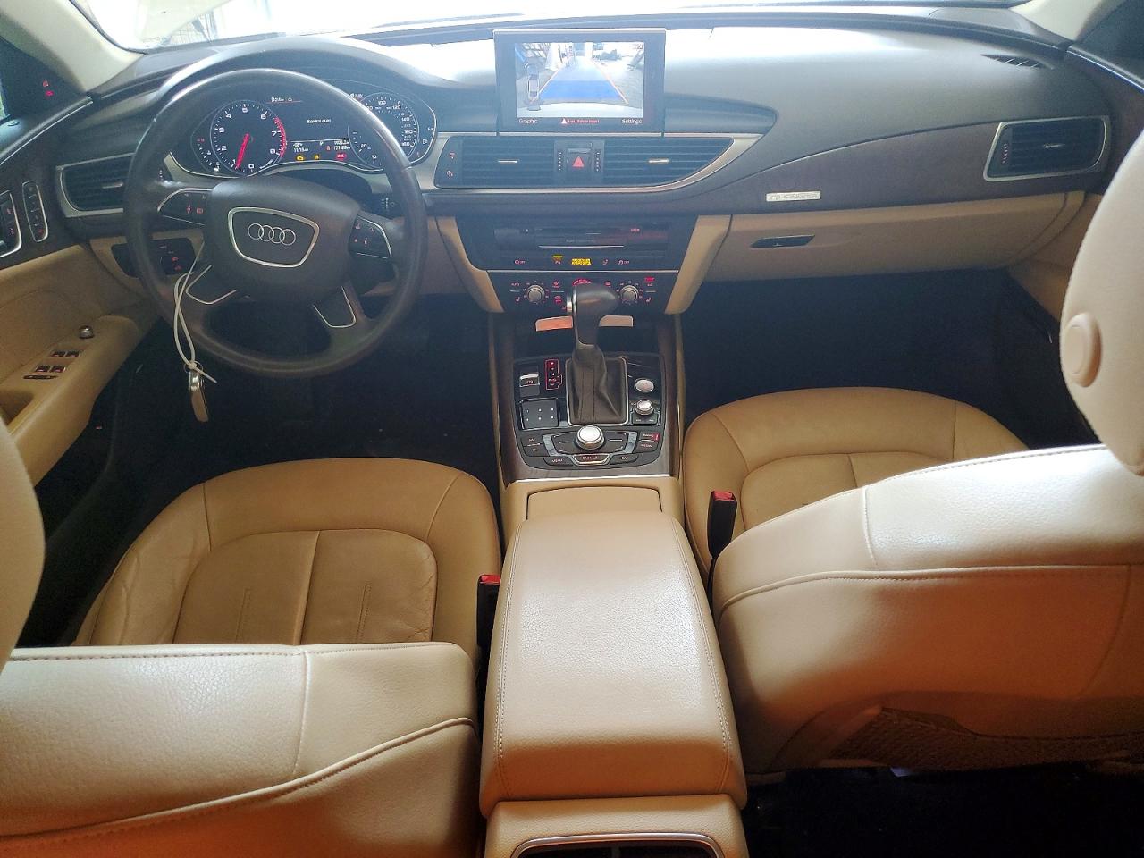 2014 Audi A7 Premium Plus Белый vin: WAUWGAFC5EN079850