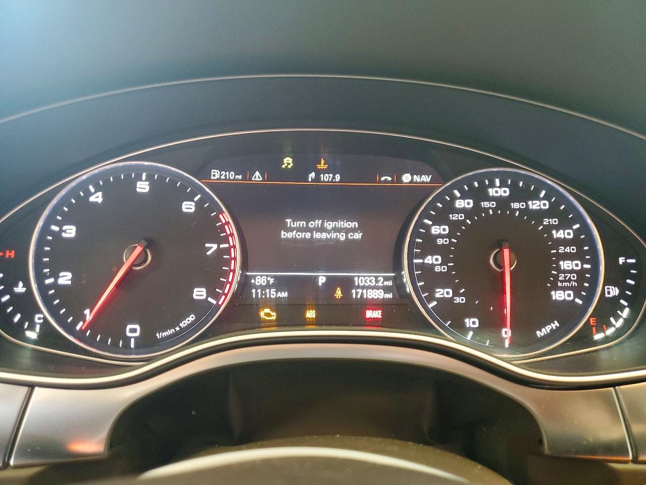 2014 Audi A7 Premium Plus Белый vin: WAUWGAFC5EN079850