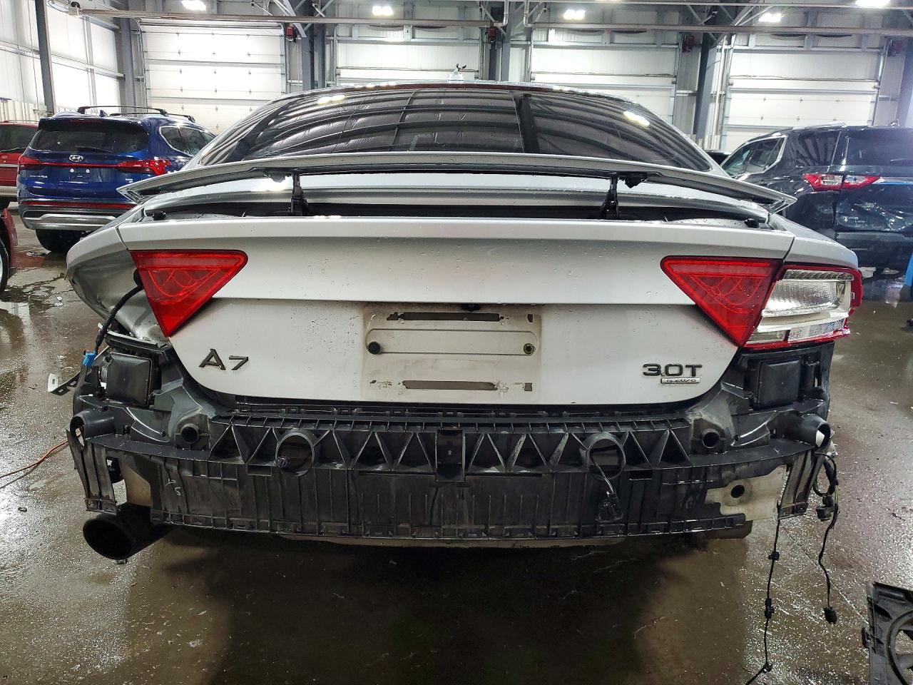2015 Audi A7 Premium Plus Silver vin: WAUWGAFC5FN002848
