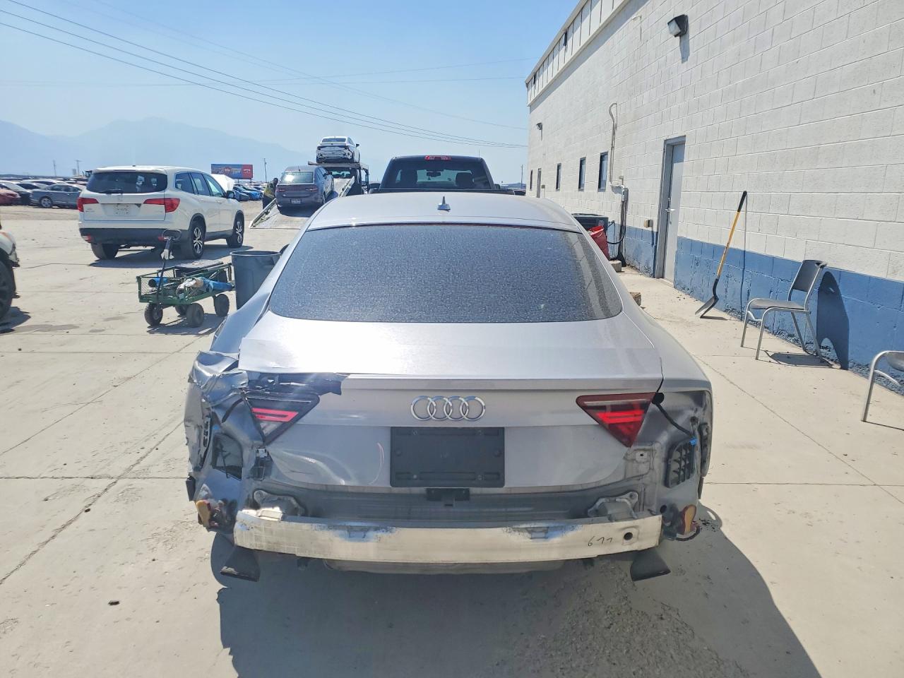 2016 Audi A7 Premium Plus Silver vin: WAUWGAFC5GN056541