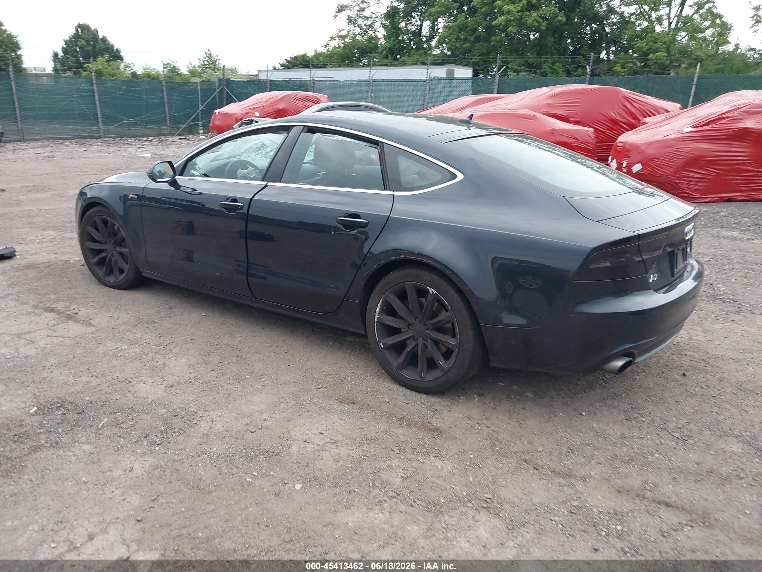 2014 Audi A7 3.0t Premium Plus Dark Blue vin: WAUWGAFC6EN084670
