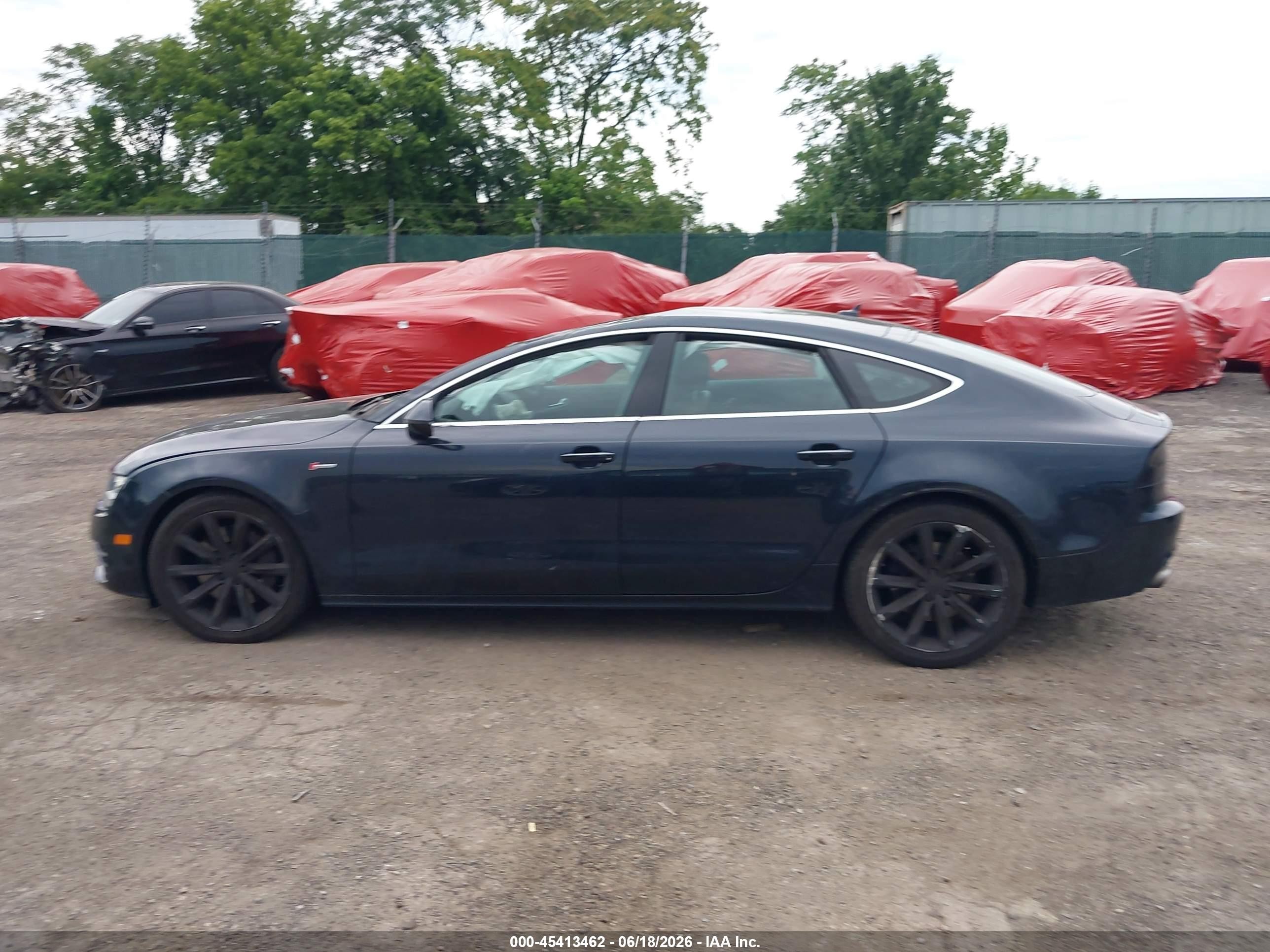 2014 Audi A7 3.0t Premium Plus Dark Blue vin: WAUWGAFC6EN084670