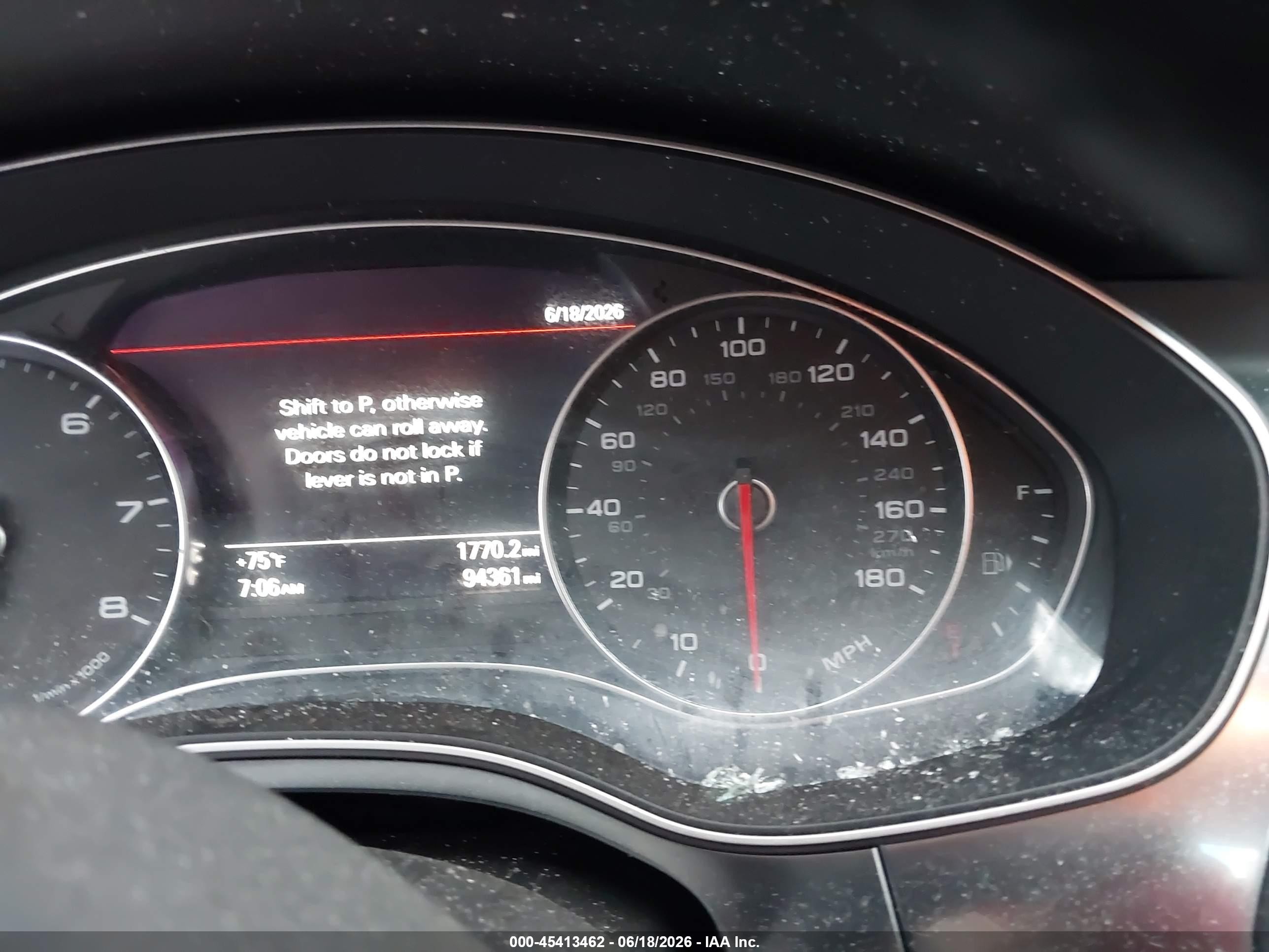2014 Audi A7 3.0t Premium Plus Dark Blue vin: WAUWGAFC6EN084670