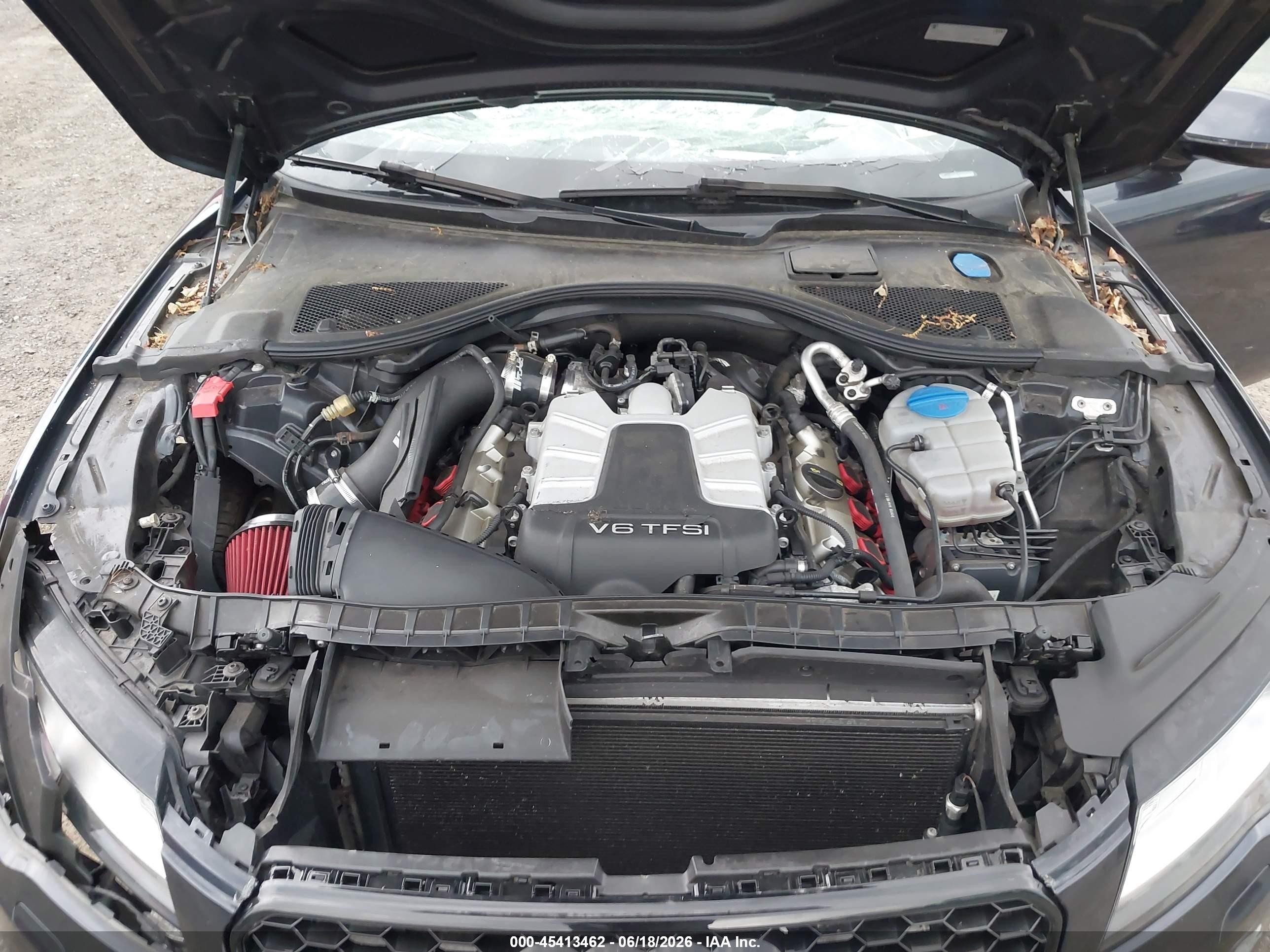 2014 Audi A7 3.0t Premium Plus Dark Blue vin: WAUWGAFC6EN084670