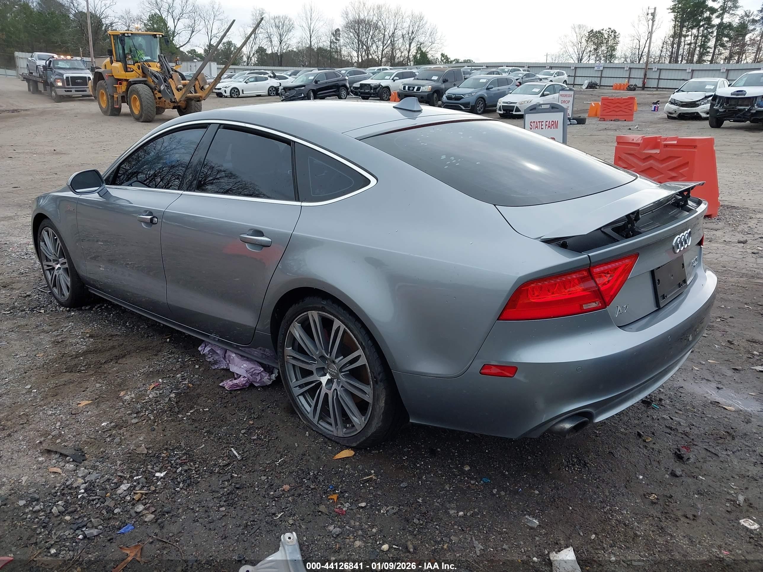 2014 Audi A7 3.0t Premium Plus Серый vin: WAUWGAFC6EN098729