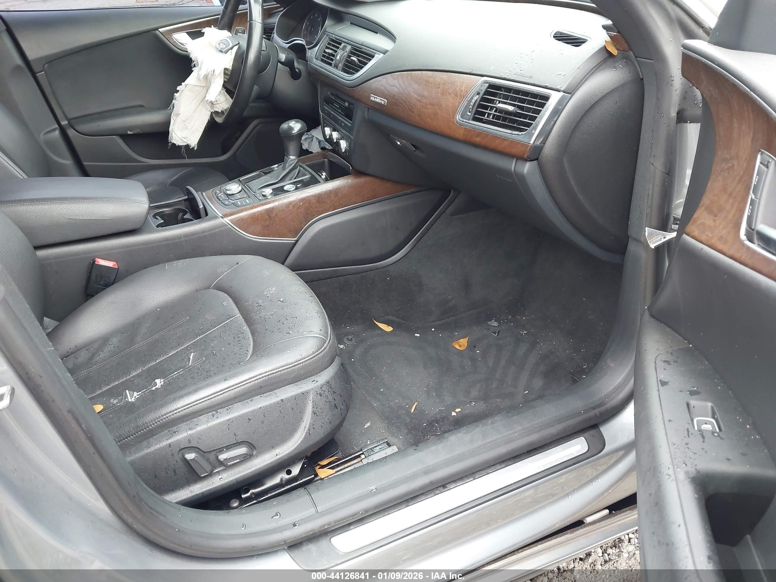 2014 Audi A7 3.0t Premium Plus Серый vin: WAUWGAFC6EN098729