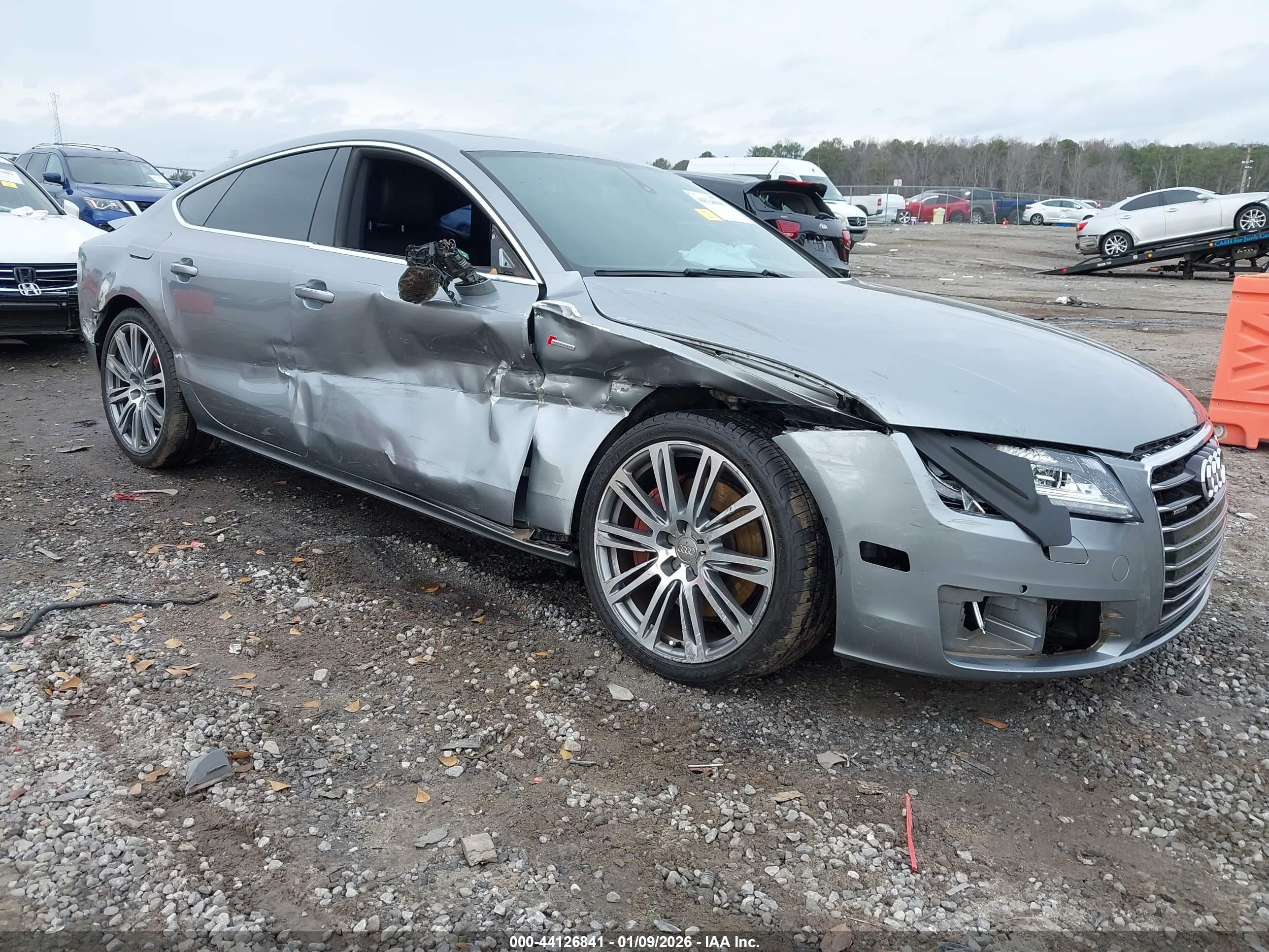 2014 Audi A7 3.0t Premium Plus Серый vin: WAUWGAFC6EN098729