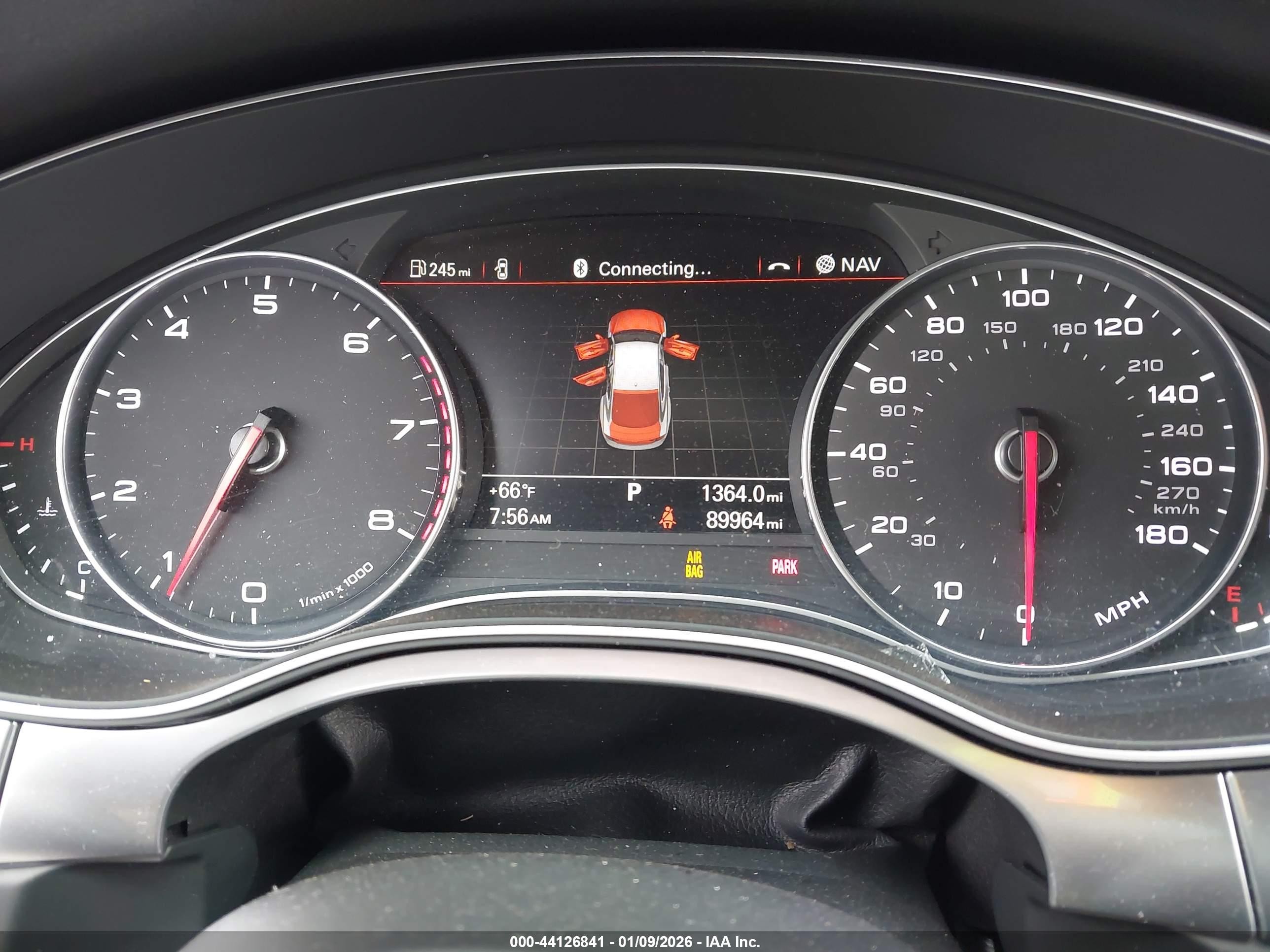2014 Audi A7 3.0t Premium Plus Серый vin: WAUWGAFC6EN098729