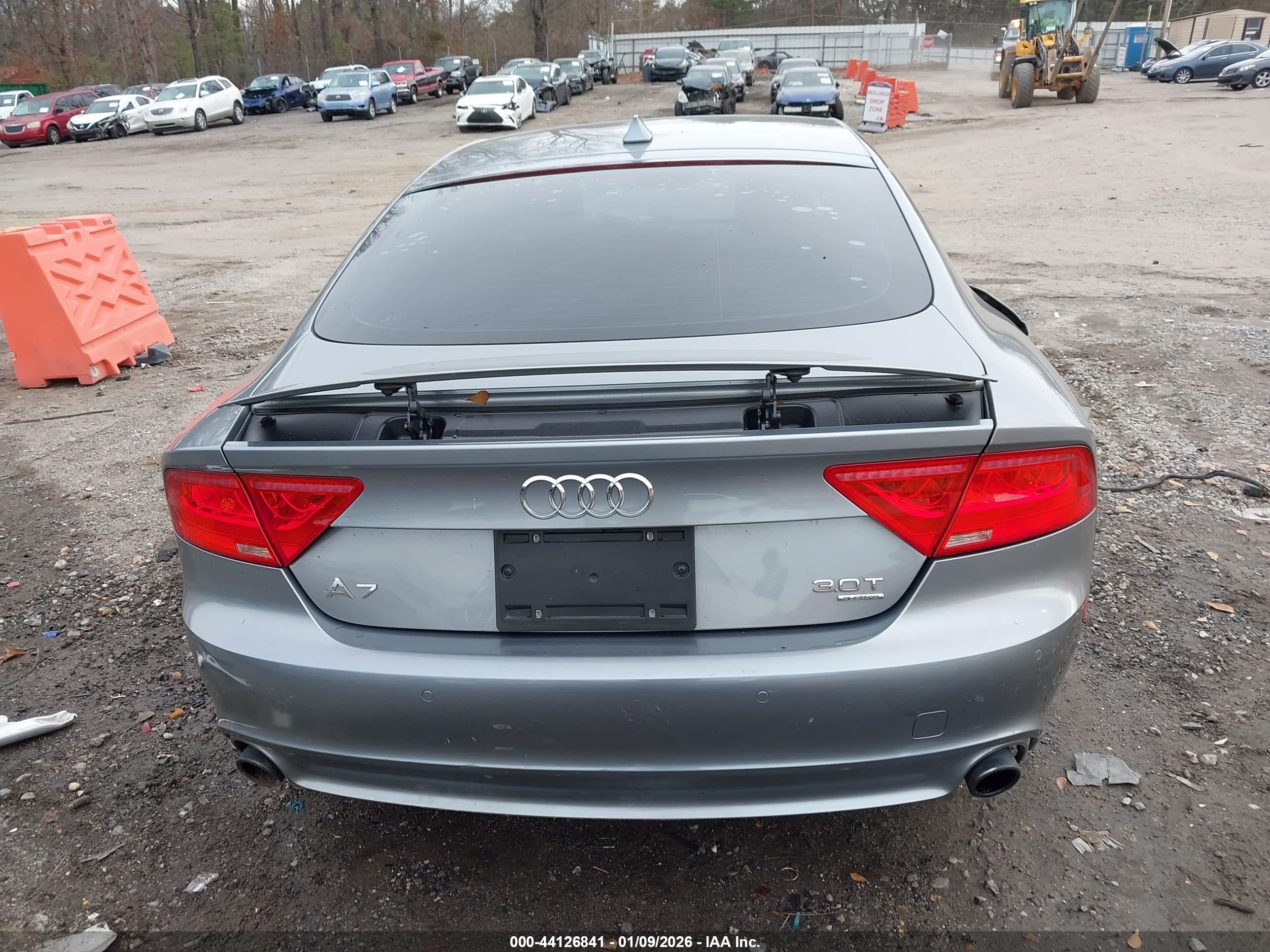 2014 Audi A7 3.0t Premium Plus Серый vin: WAUWGAFC6EN098729