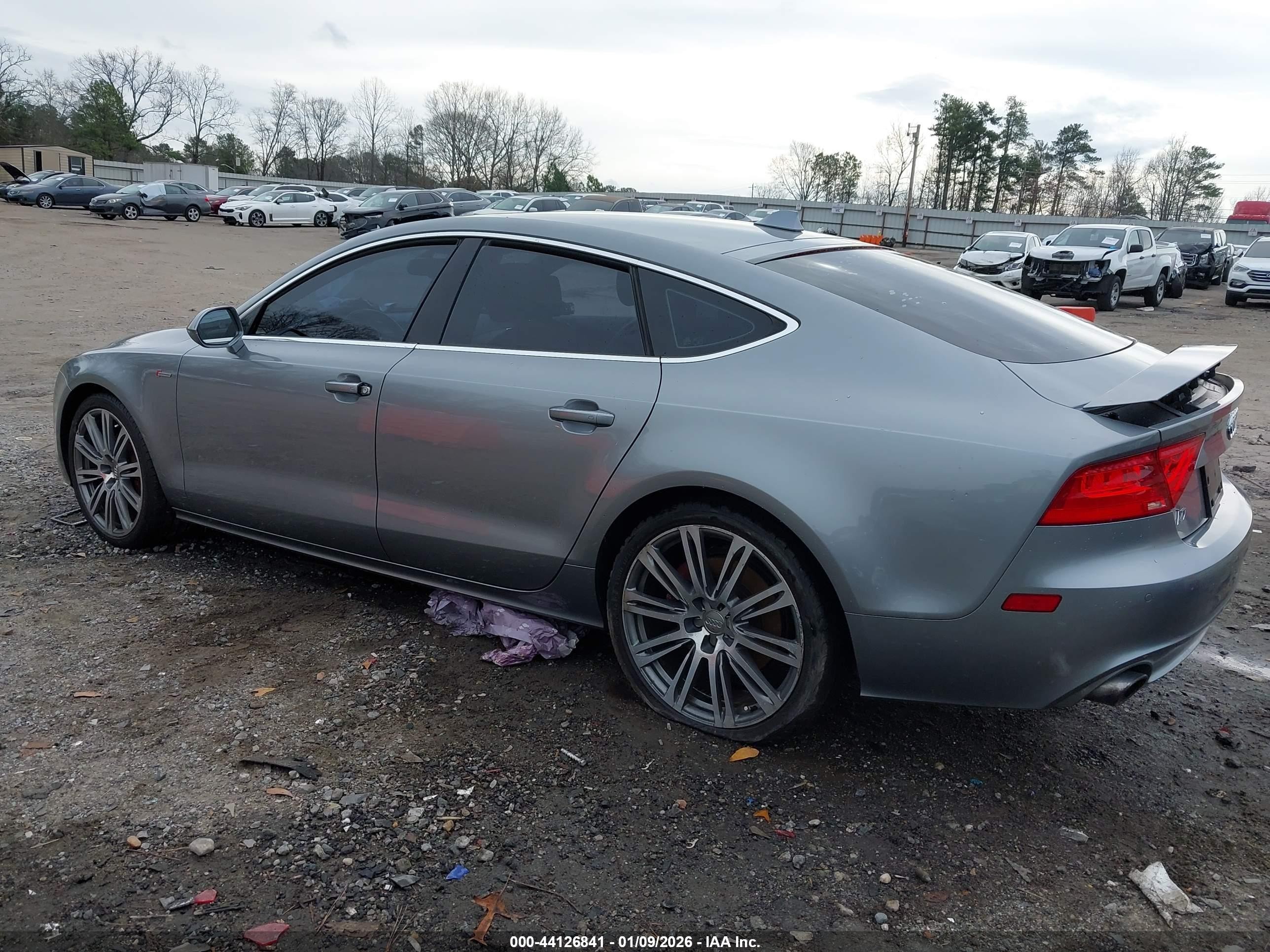 2014 Audi A7 3.0t Premium Plus Серый vin: WAUWGAFC6EN098729