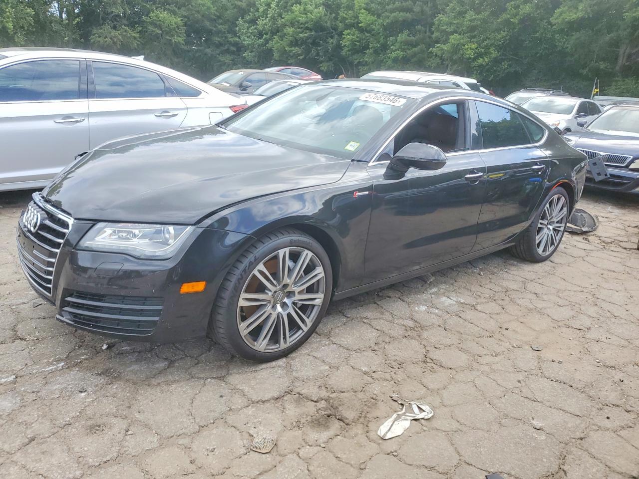 2014 Audi A7 Premium Plus Black vin: WAUWGAFC6EN100480