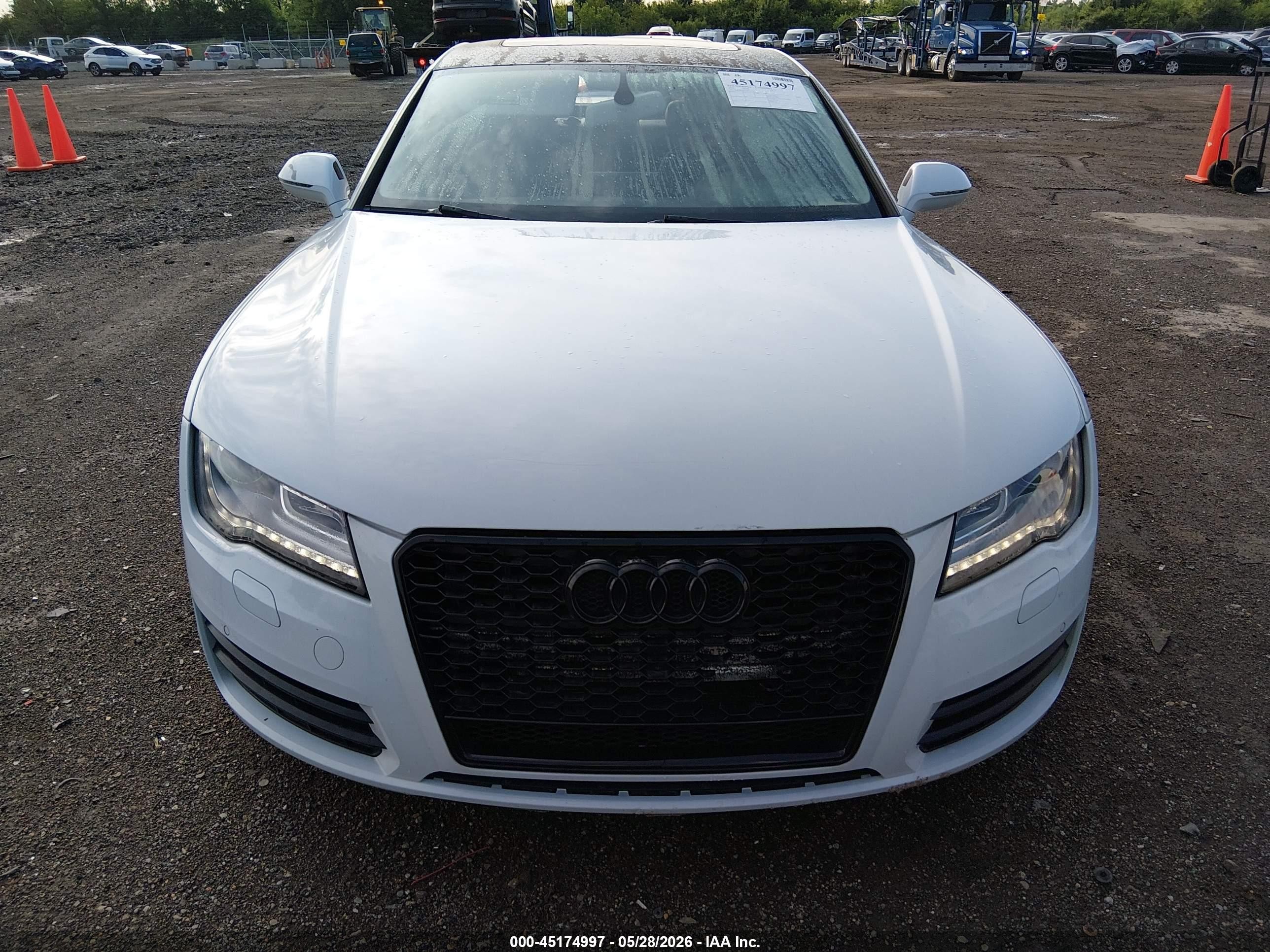 2014 Audi A7 3.0t Premium Plus White vin: WAUWGAFC6EN113701