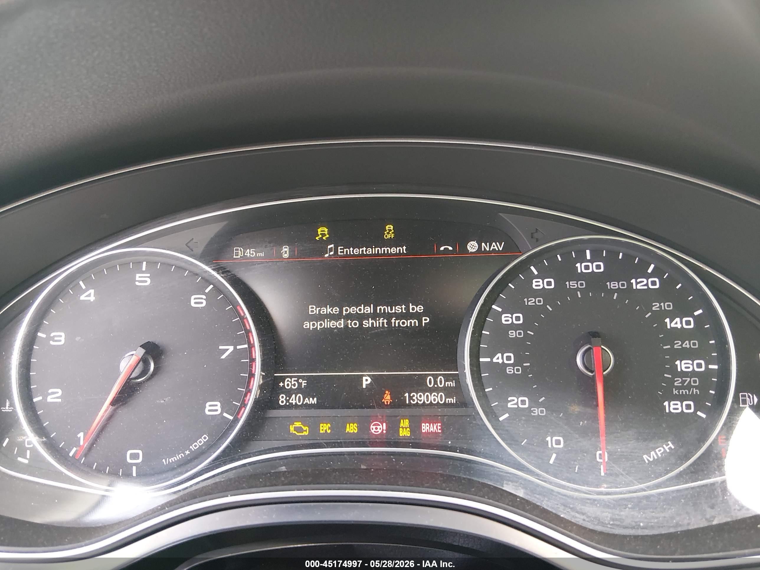 2014 Audi A7 3.0t Premium Plus White vin: WAUWGAFC6EN113701