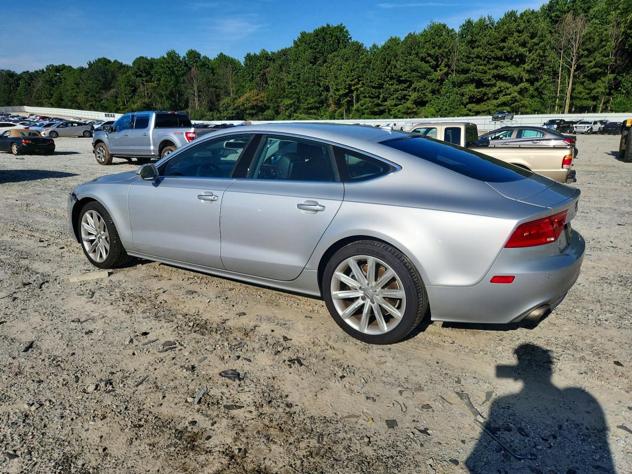 2015 Audi A7 Premium Plus Серебряный vin: WAUWGAFC6FN010358