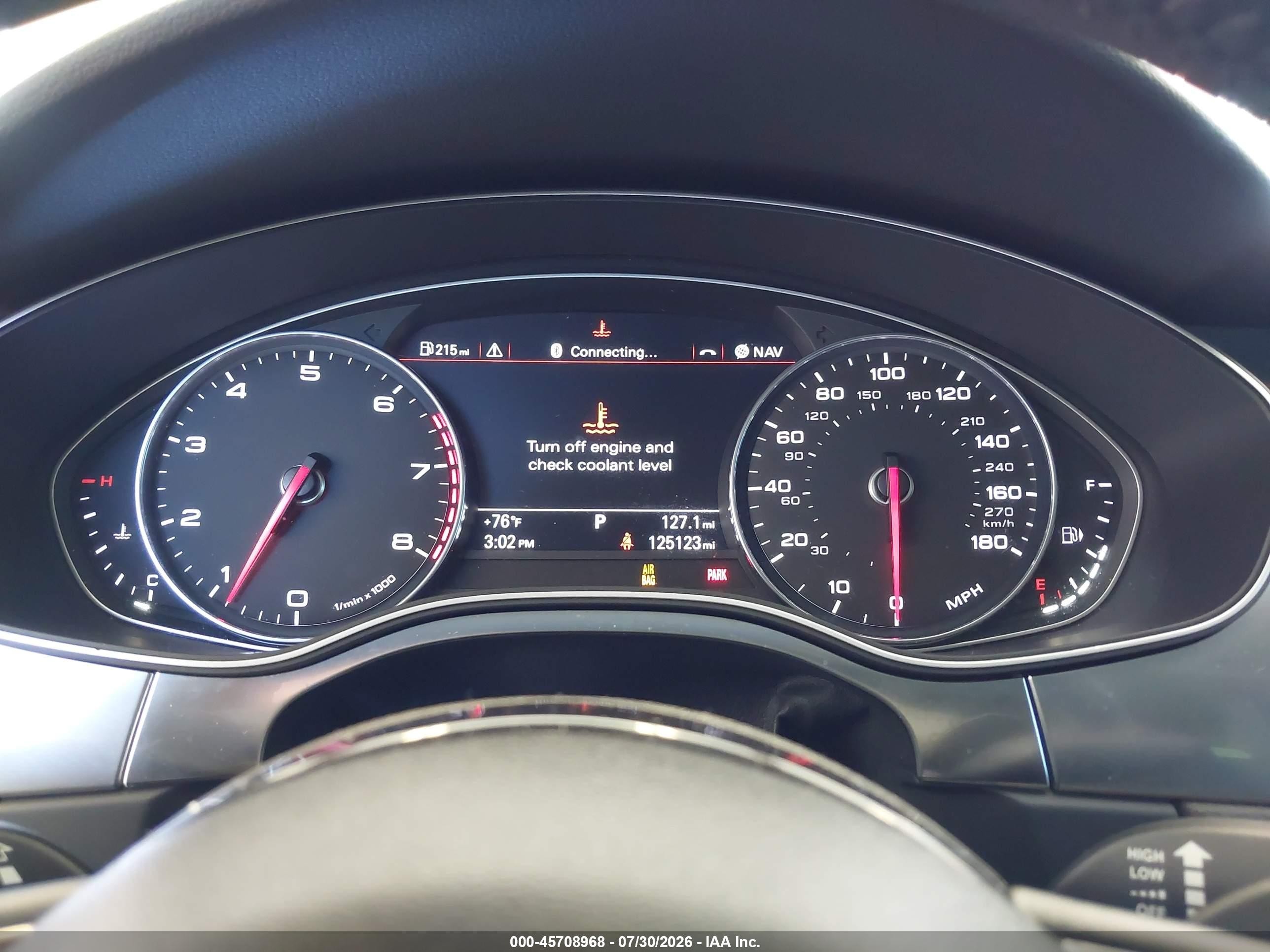 2014 Audi A7 3.0t Premium Plus White vin: WAUWGAFC7EN007872