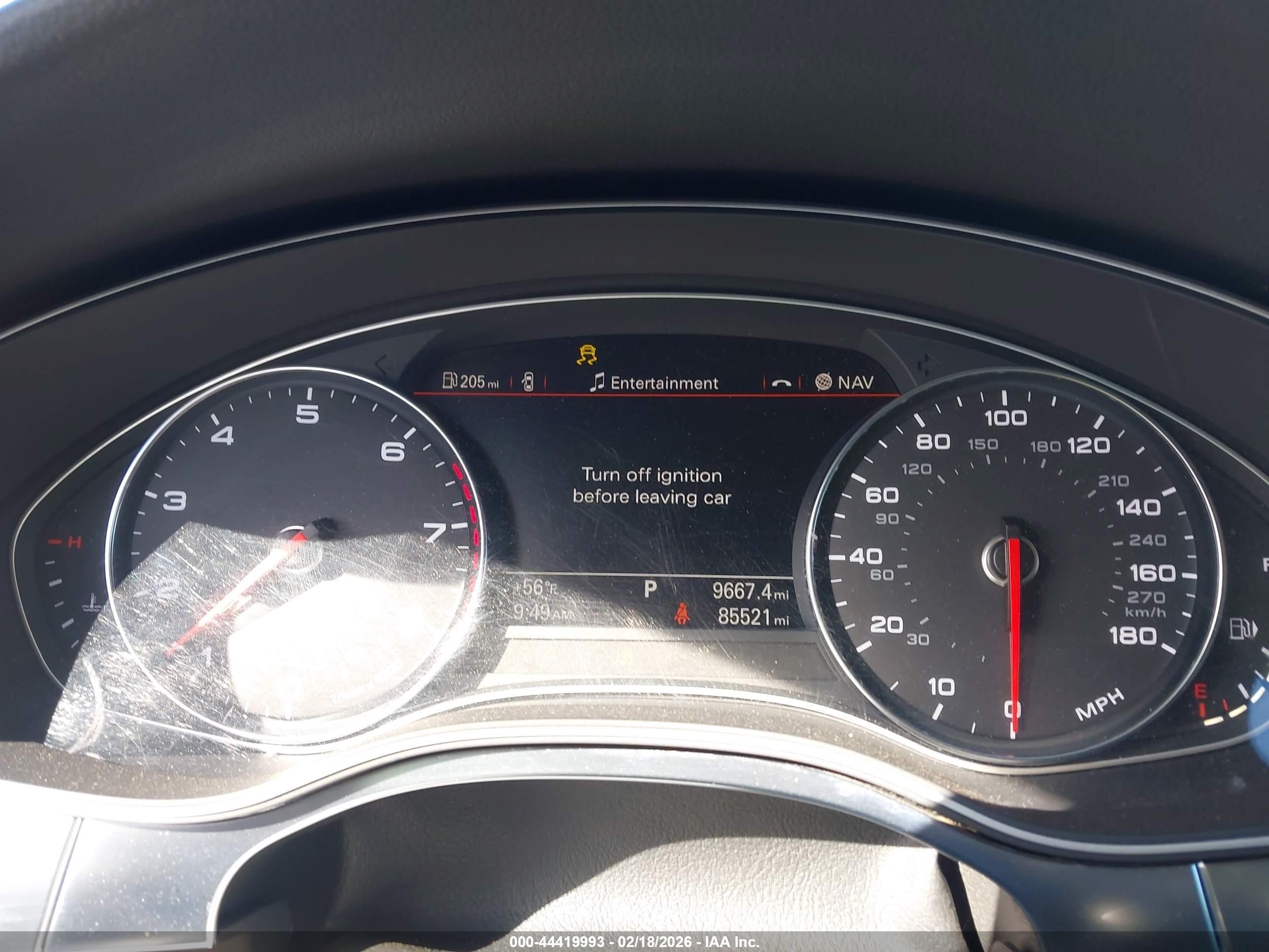2014 Audi A7 3.0t Premium Plus White vin: WAUWGAFC7EN080708