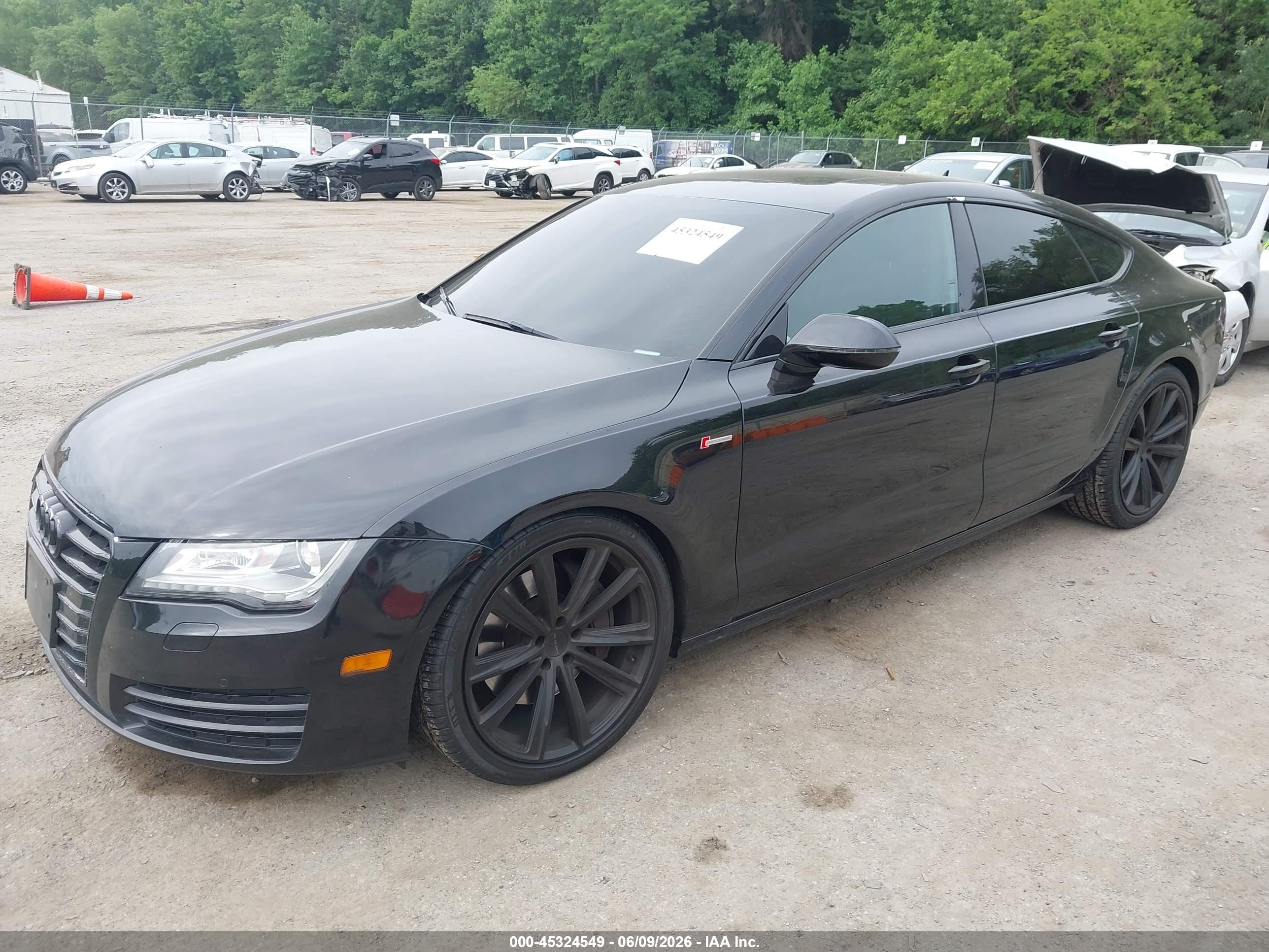 2014 Audi A7 3.0t Premium Plus Black vin: WAUWGAFC7EN088114