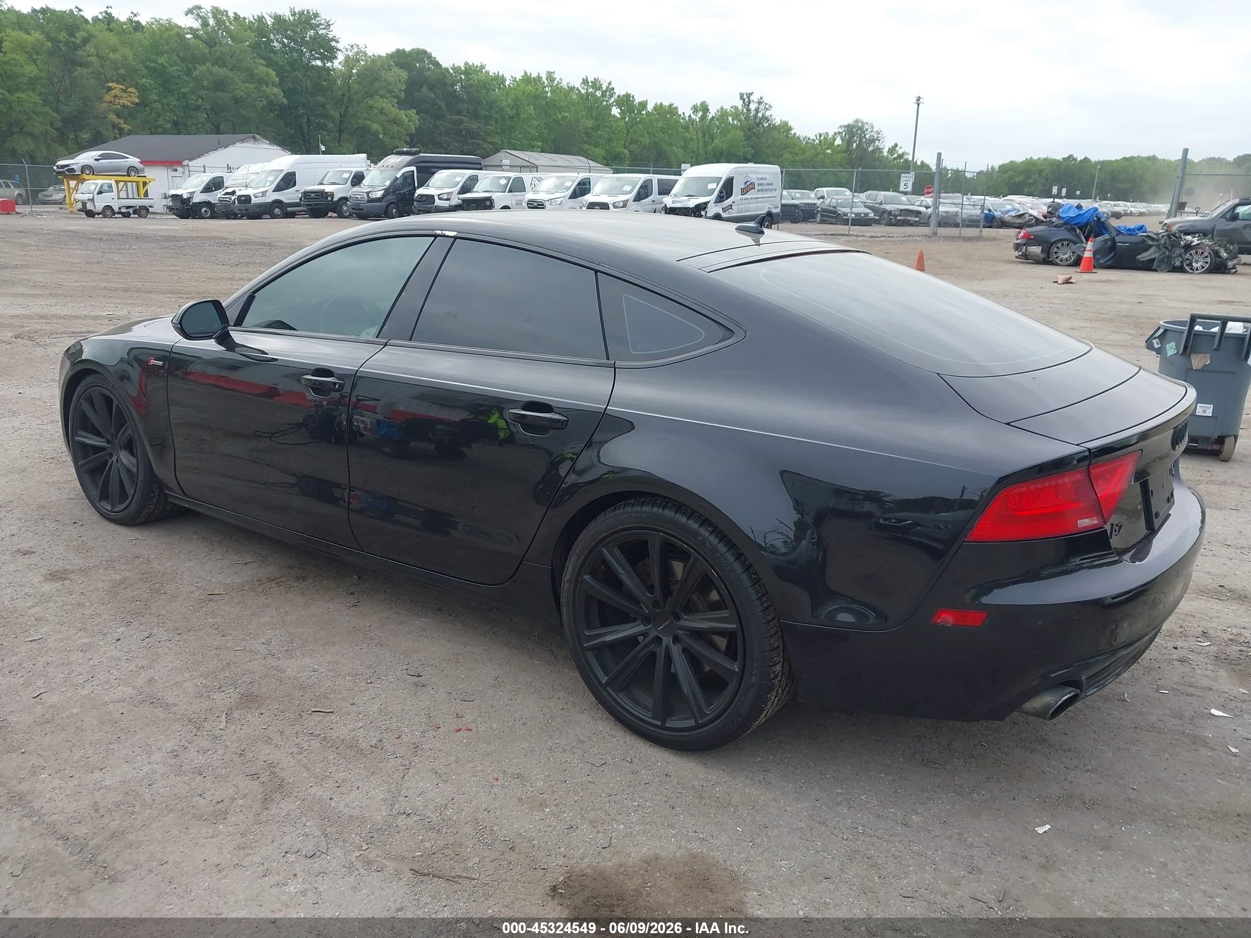2014 Audi A7 3.0t Premium Plus Black vin: WAUWGAFC7EN088114