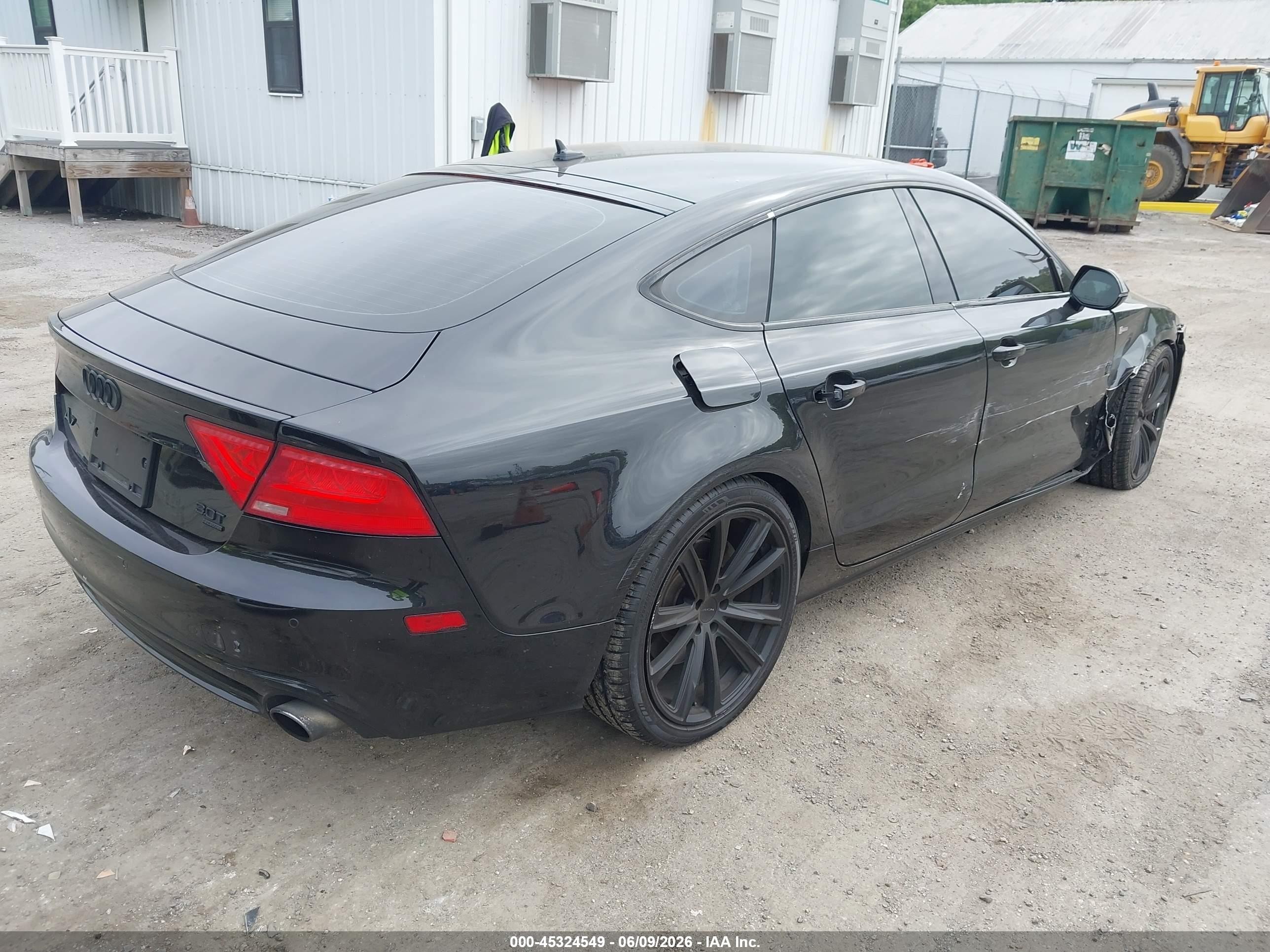 2014 Audi A7 3.0t Premium Plus Black vin: WAUWGAFC7EN088114