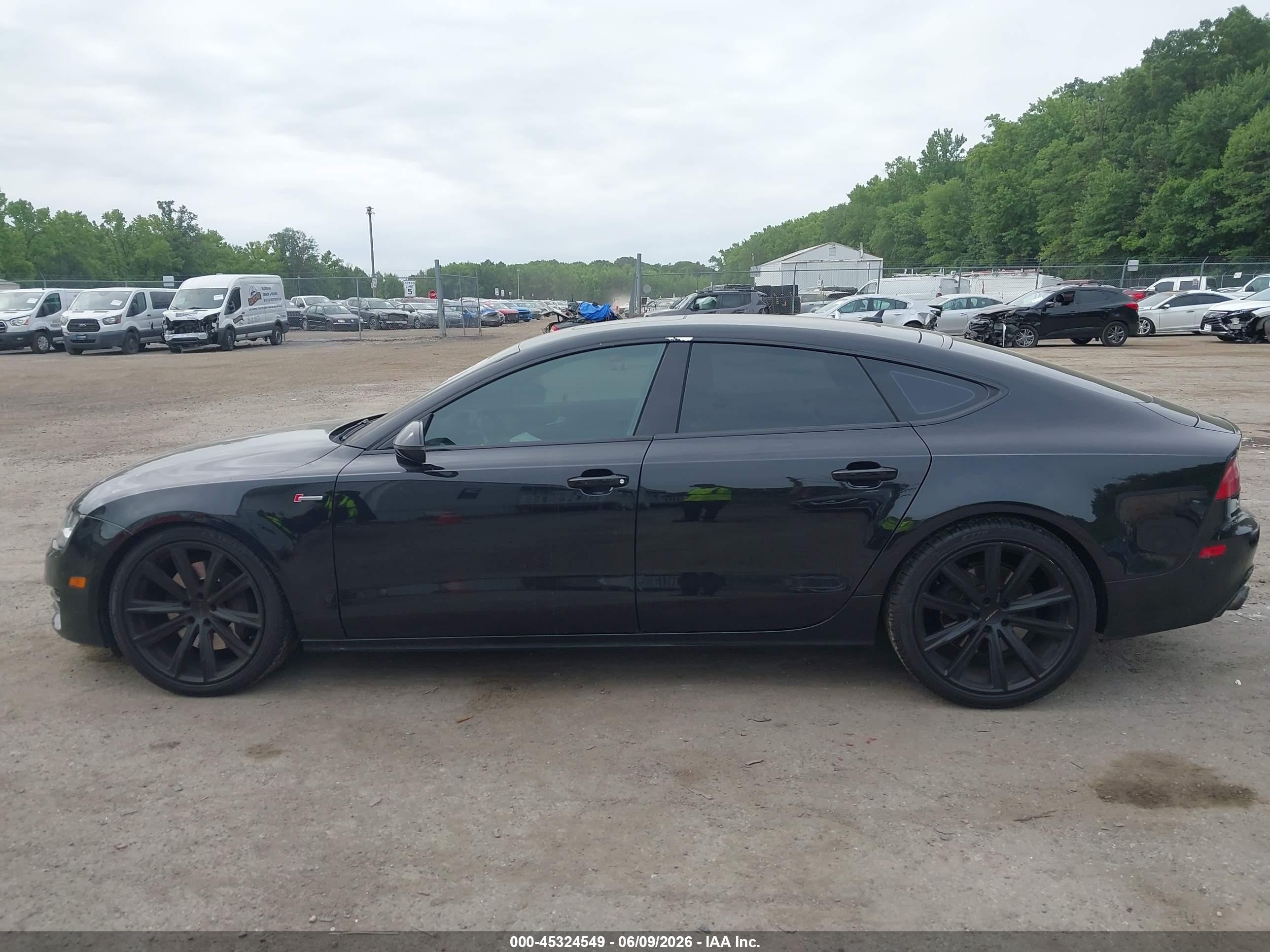 2014 Audi A7 3.0t Premium Plus Black vin: WAUWGAFC7EN088114