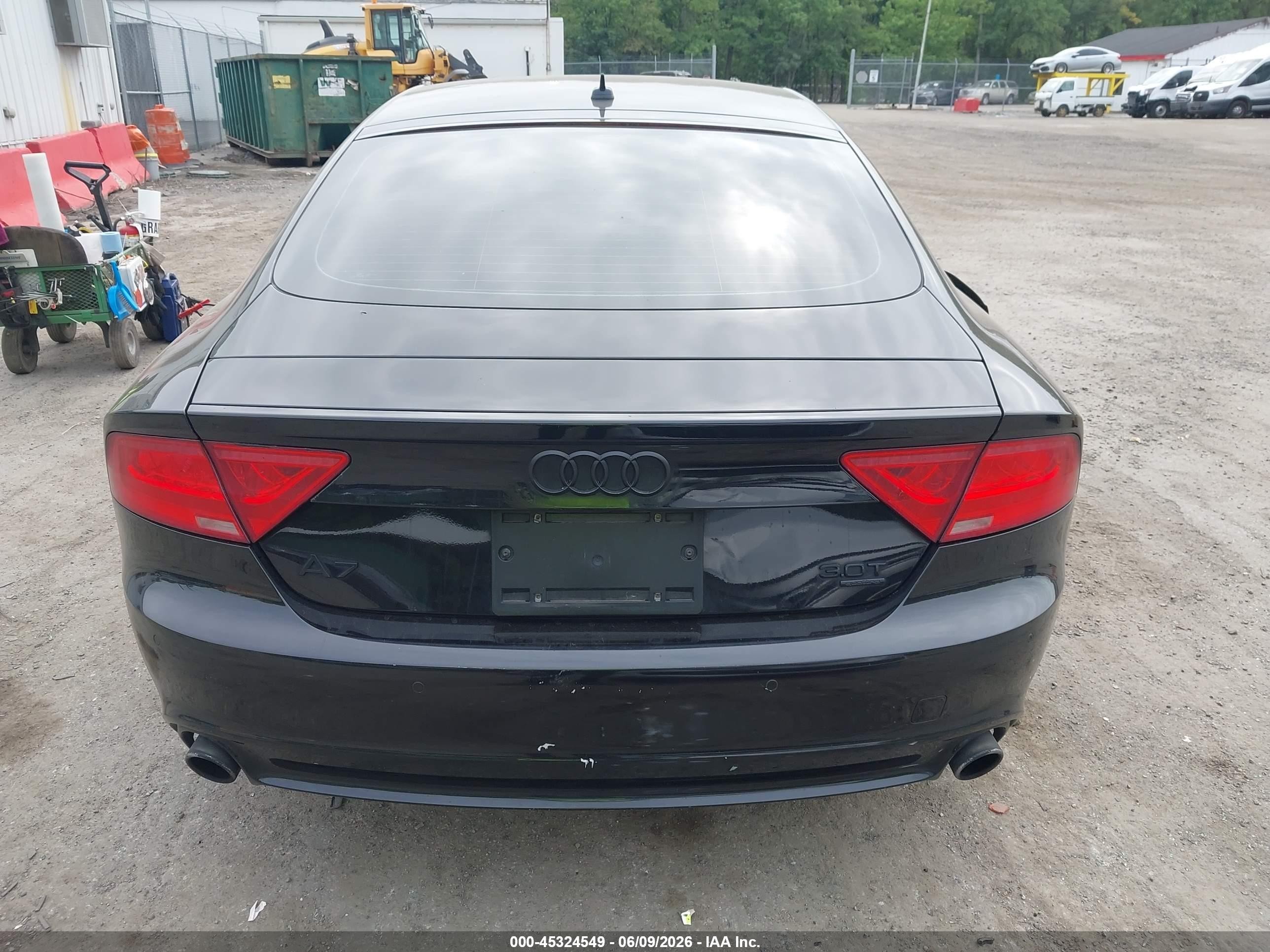 2014 Audi A7 3.0t Premium Plus Black vin: WAUWGAFC7EN088114