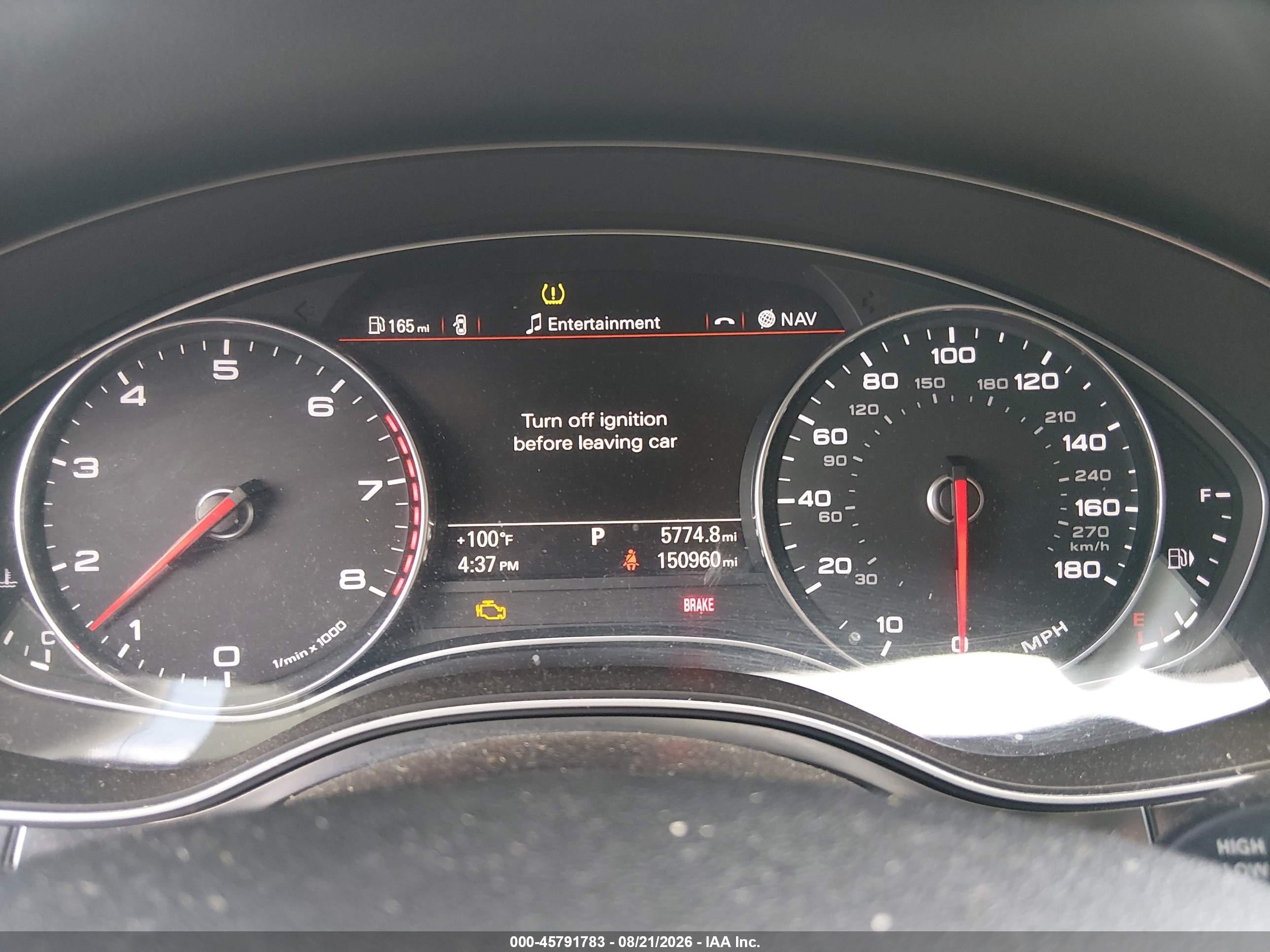 2014 Audi A7 3.0t Premium Plus Black vin: WAUWGAFC8EN041447