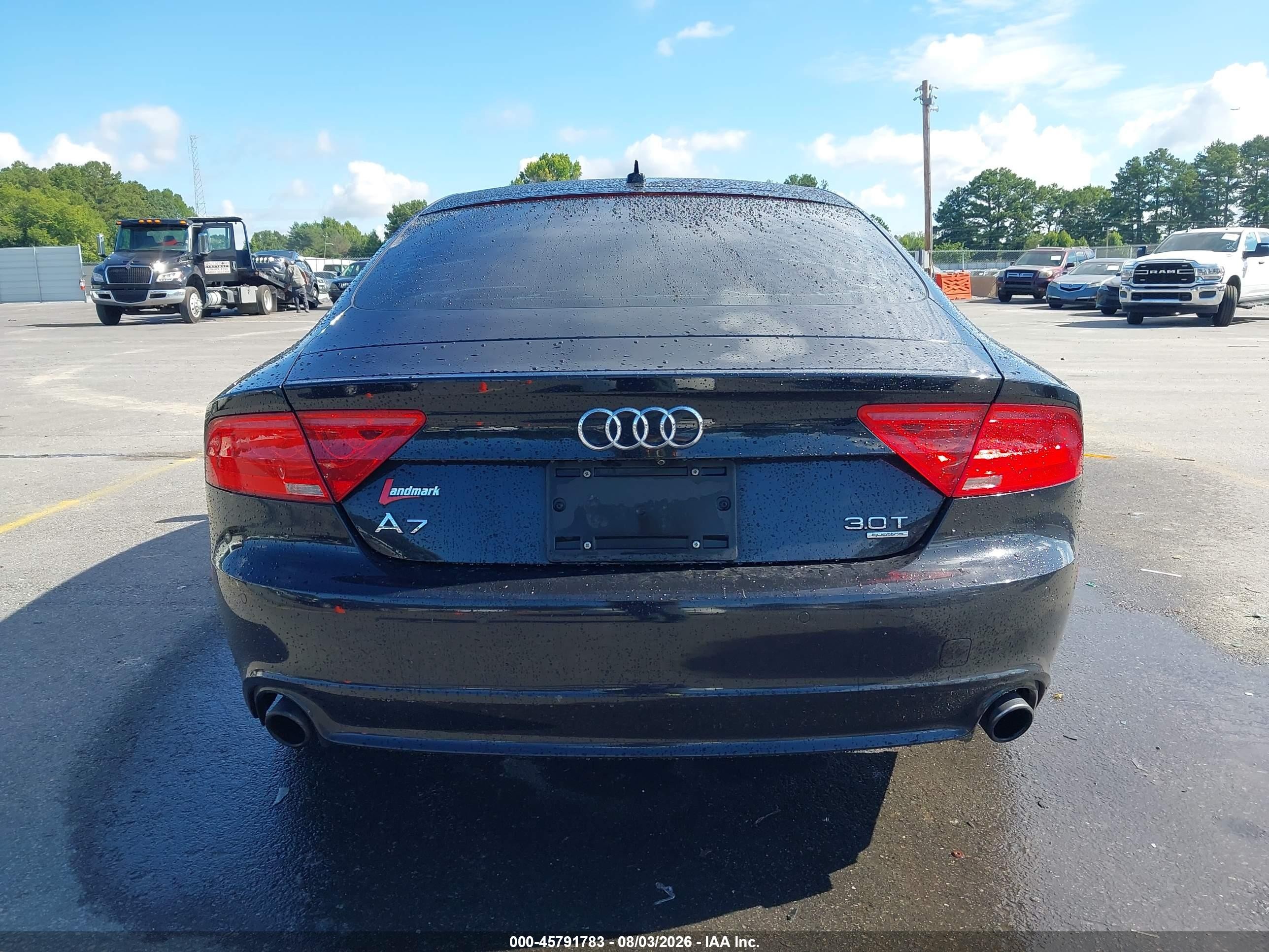 2014 Audi A7 3.0t Premium Plus Black vin: WAUWGAFC8EN041447