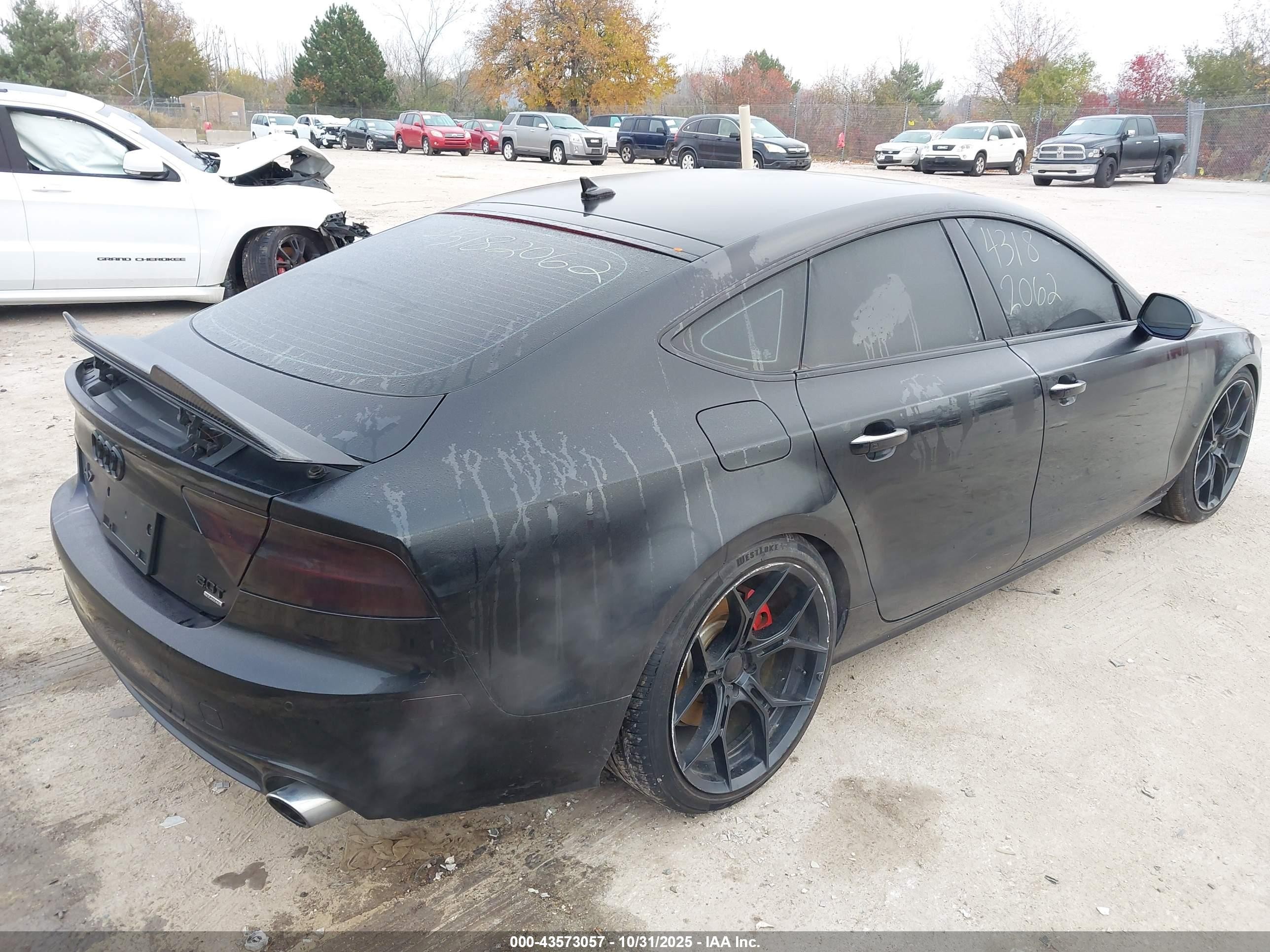 2014 Audi A7 3.0t Premium Plus Черный vin: WAUWGAFC9EN014855
