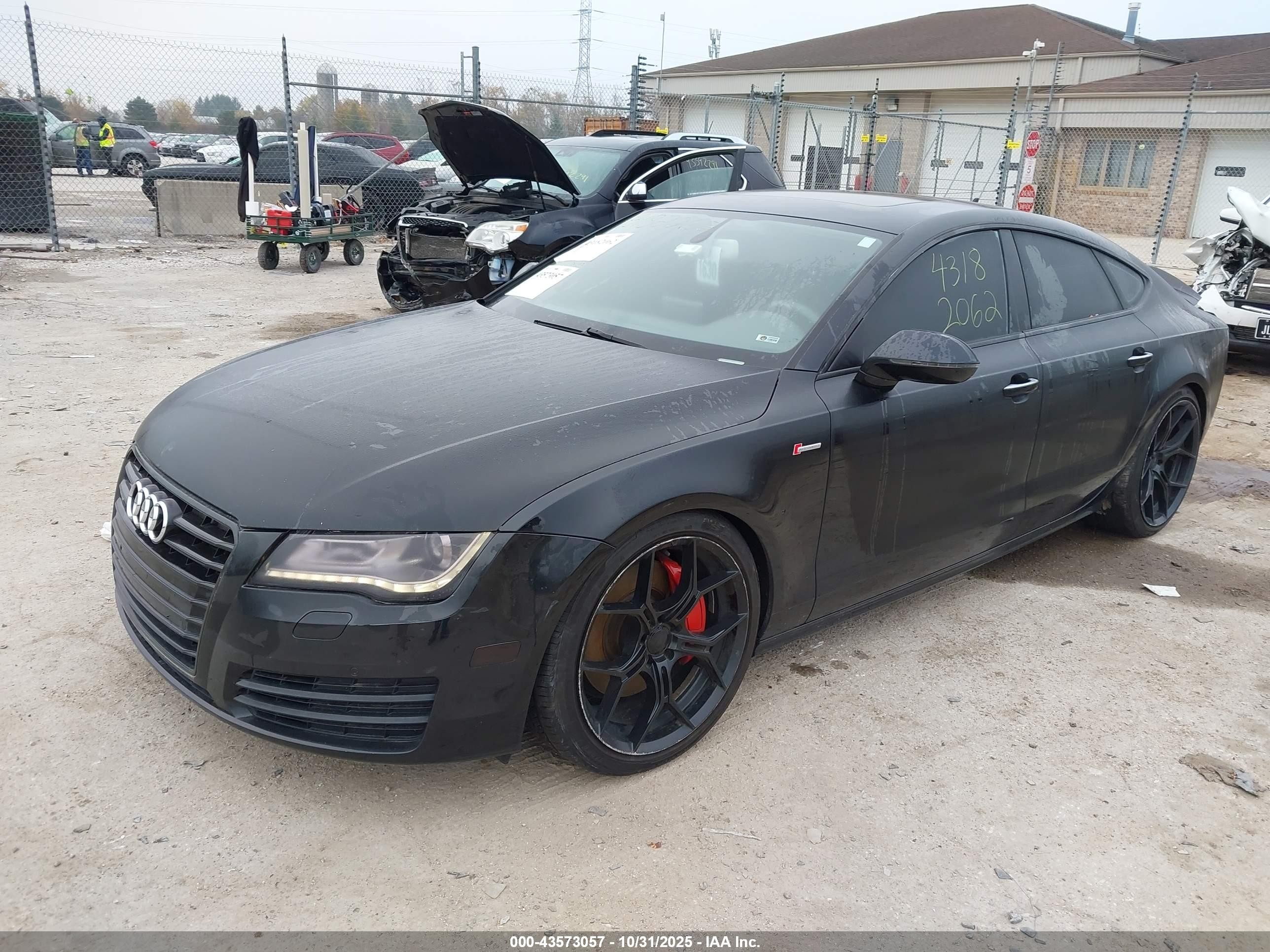2014 Audi A7 3.0t Premium Plus Черный vin: WAUWGAFC9EN014855