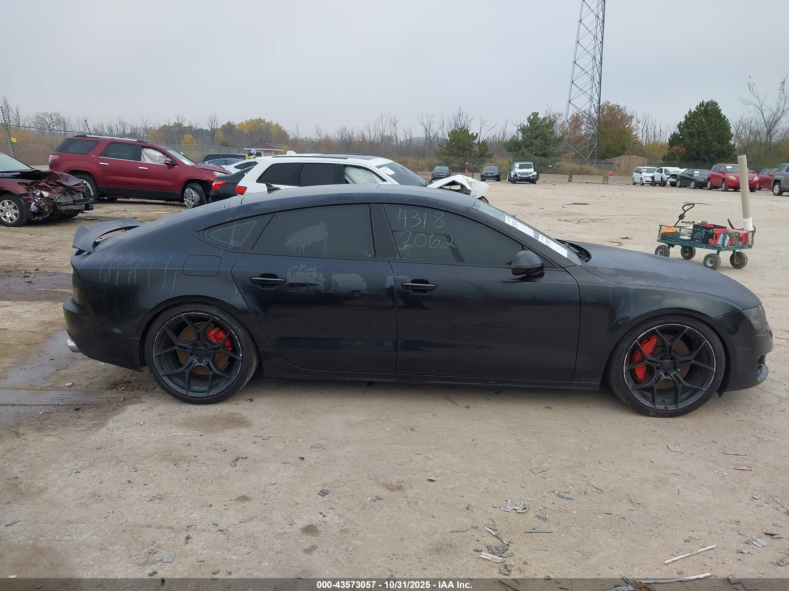 2014 Audi A7 3.0t Premium Plus Черный vin: WAUWGAFC9EN014855