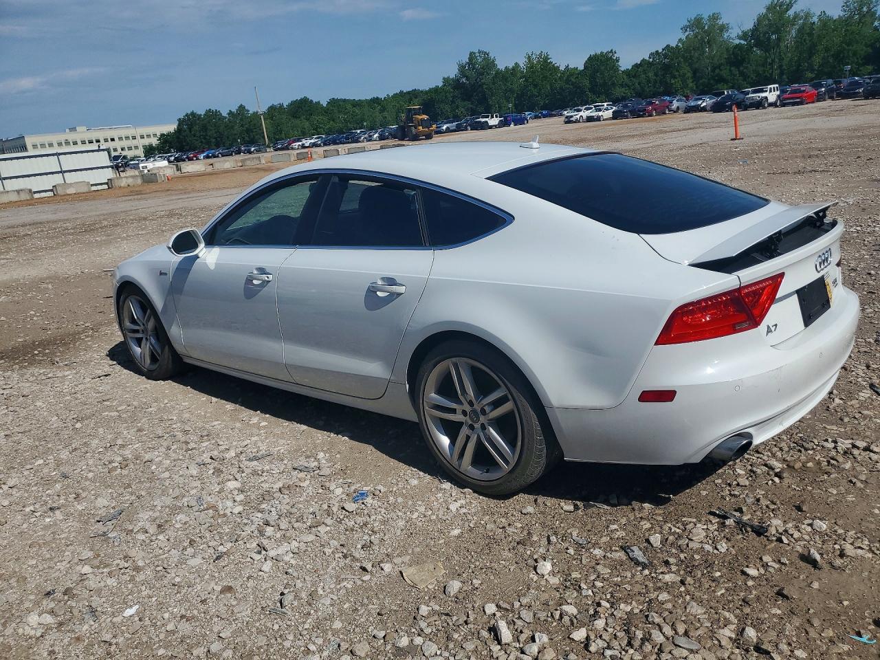 2014 Audi A7 Premium Plus White vin: WAUWGAFC9EN090933