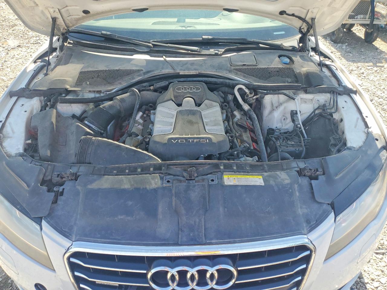 2014 Audi A7 Premium Plus White vin: WAUWGAFC9EN090933