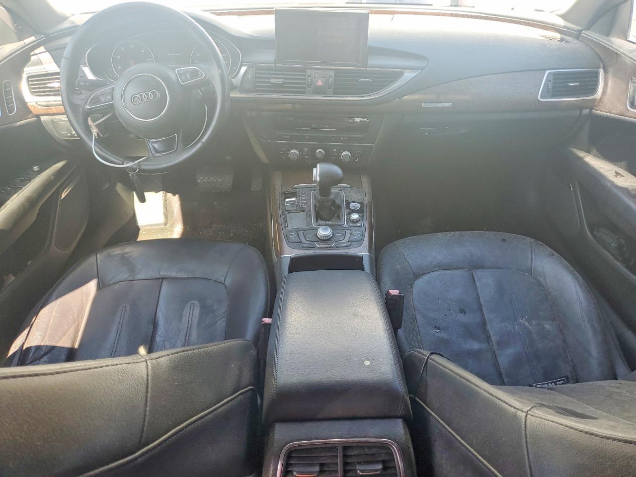 2014 Audi A7 Premium Plus White vin: WAUWGAFC9EN090933