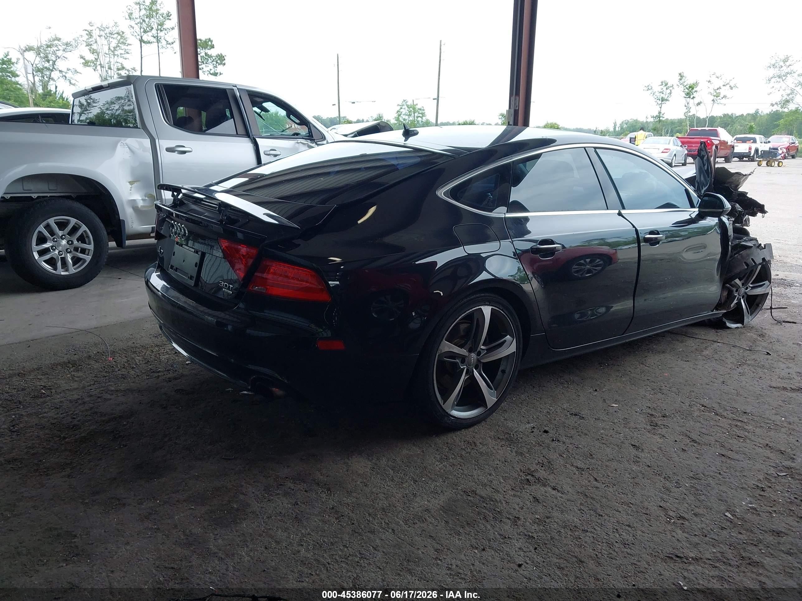 2014 Audi A7 3.0t Premium Plus Black vin: WAUWGAFC9EN124255