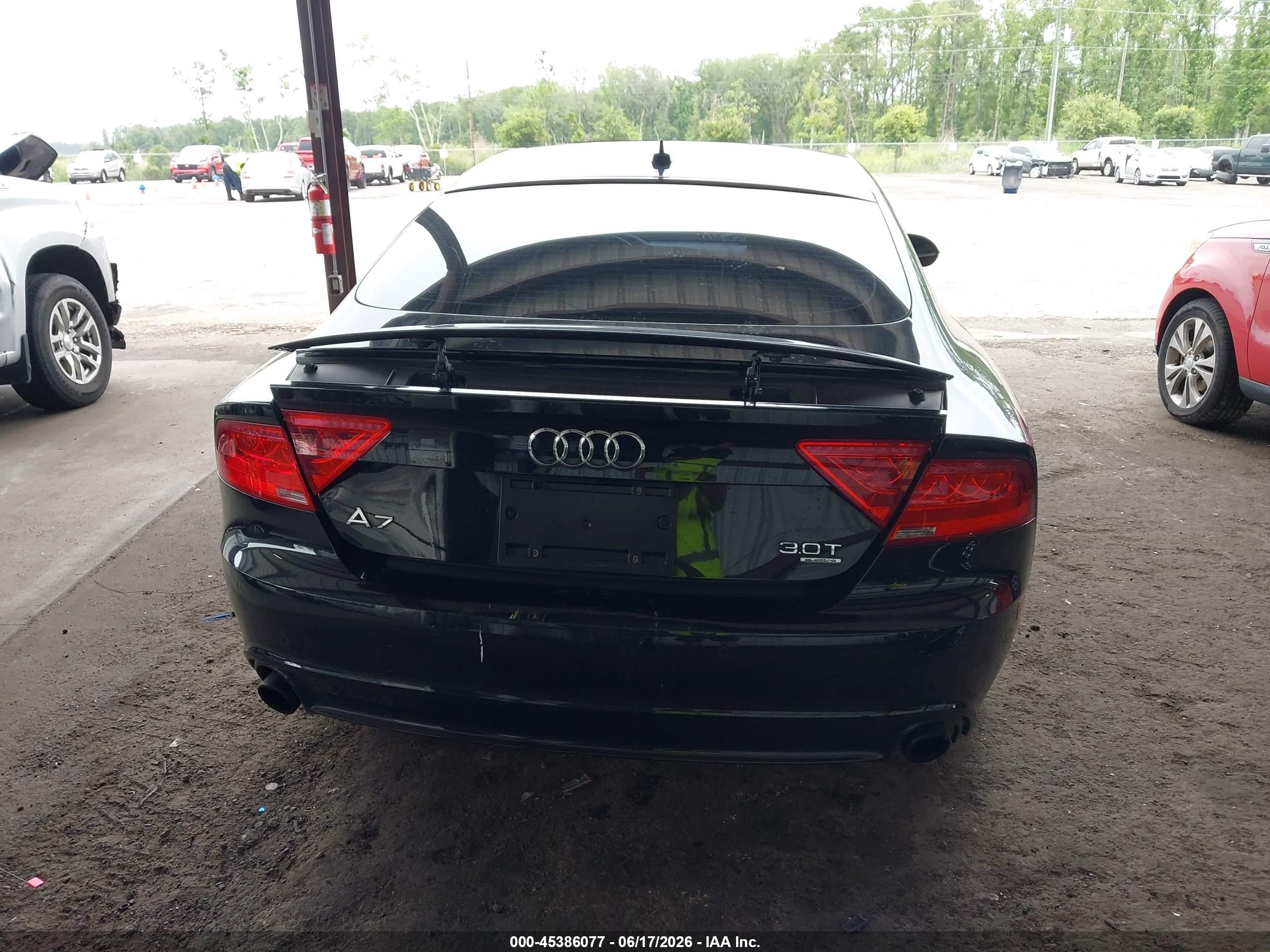 2014 Audi A7 3.0t Premium Plus Black vin: WAUWGAFC9EN124255