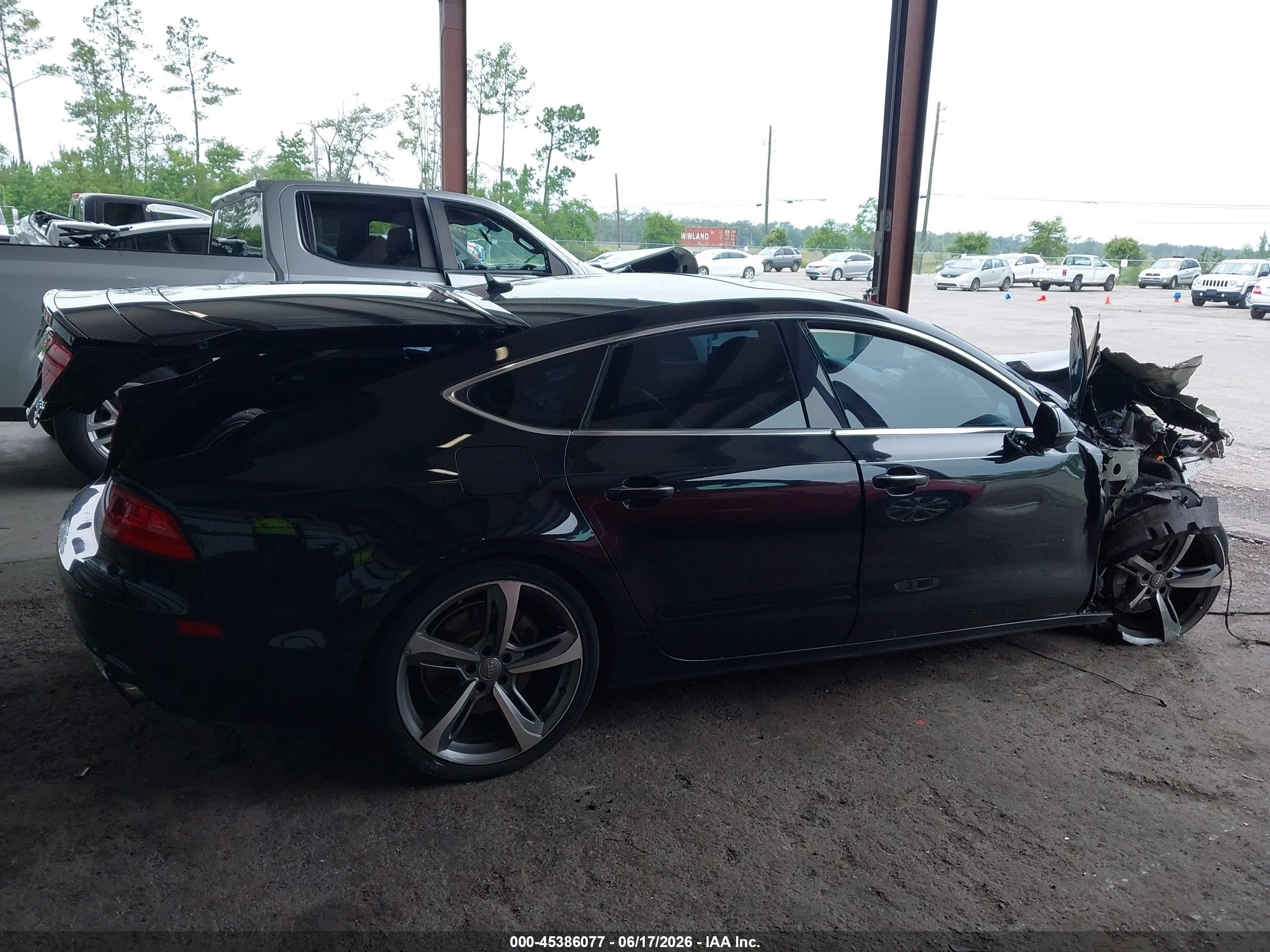 2014 Audi A7 3.0t Premium Plus Black vin: WAUWGAFC9EN124255
