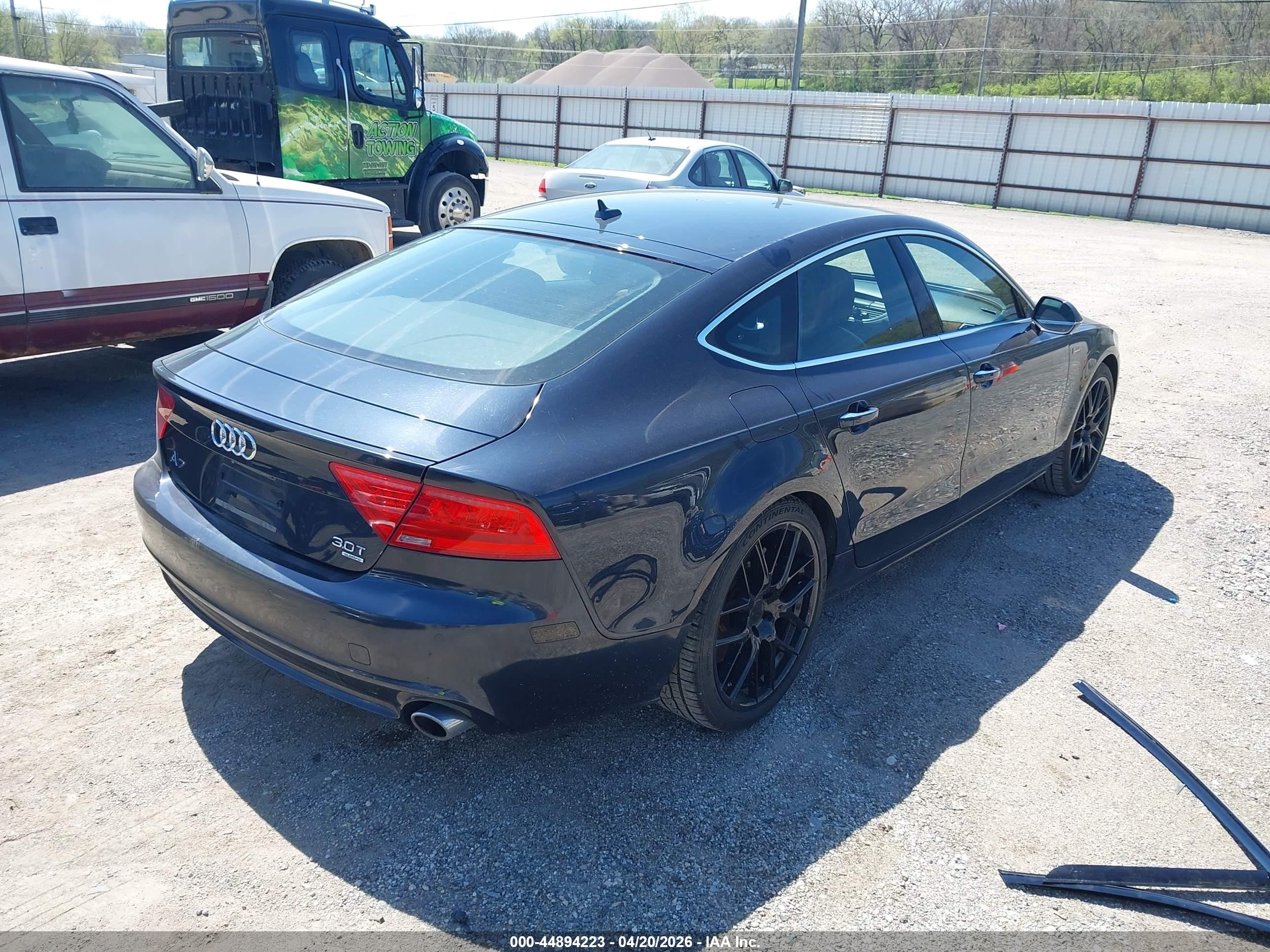 2014 Audi A7 3.0t Premium Plus Black vin: WAUWGAFCXEN123020