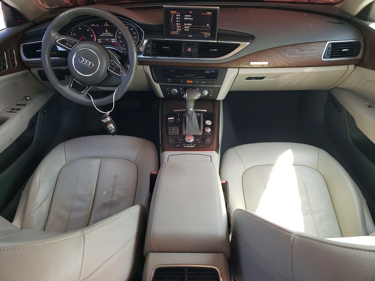 2014 Audi A7 Premium Plus White vin: WAUWMAFC4EN033869