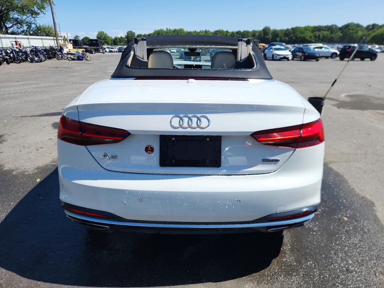 2020 Audi A5 Premium Plus White vin: WAUWNGF58LN003076
