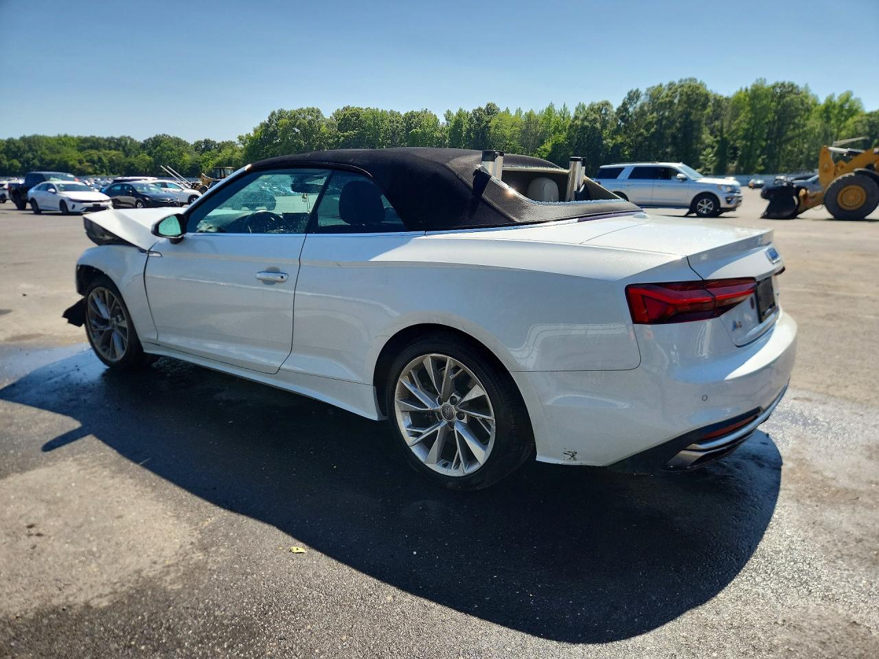 2020 Audi A5 Premium Plus White vin: WAUWNGF58LN003076