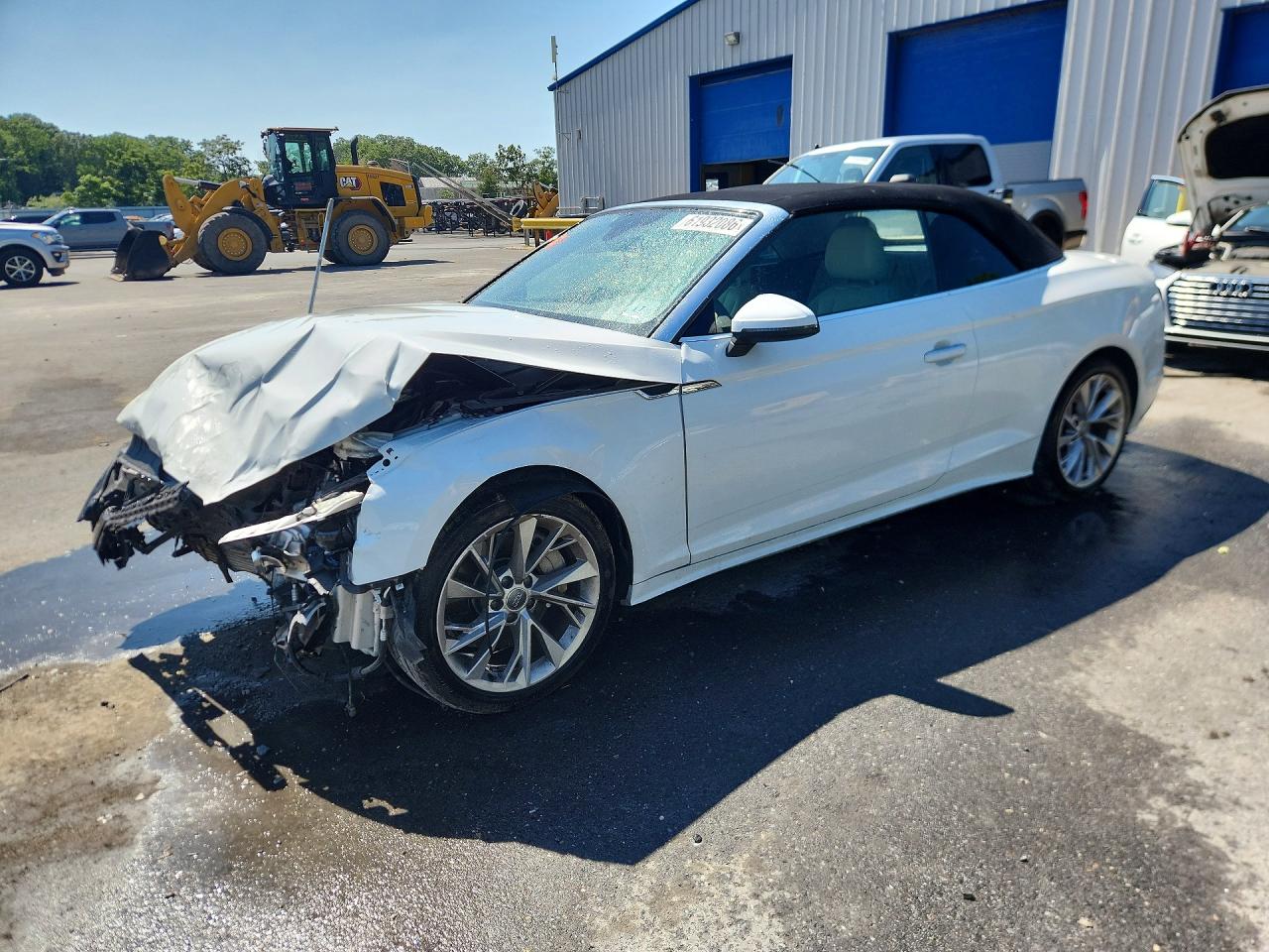 2020 Audi A5 Premium Plus White vin: WAUWNGF58LN003076