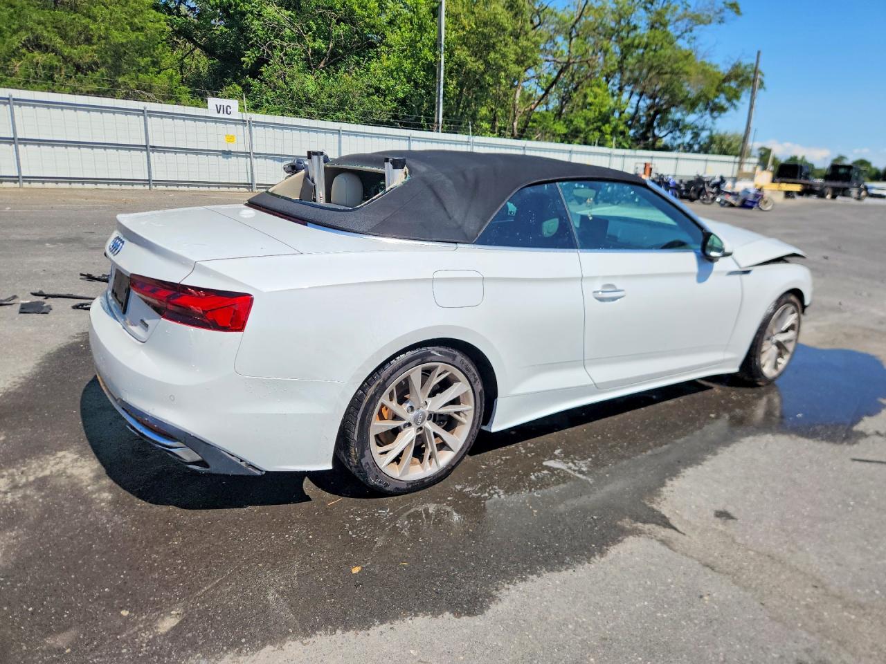 2020 Audi A5 Premium Plus White vin: WAUWNGF58LN003076