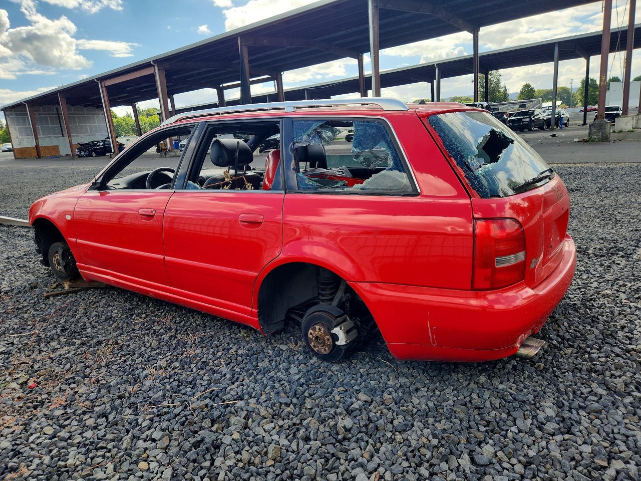 2001 Audi S4 Avant Quattro Red vin: WAUXD68D71A074876